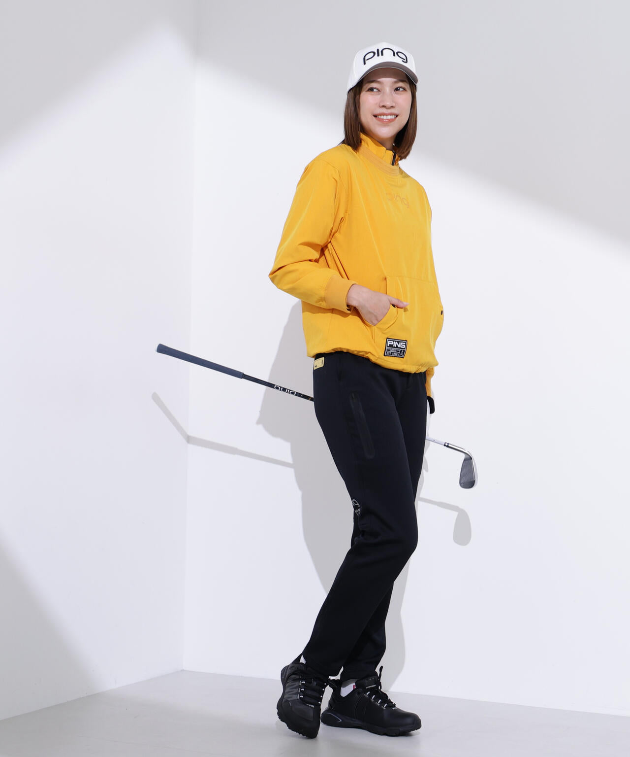 【PING APPAREL】ツインレイヤードアウター <GOLD> (LADIES)