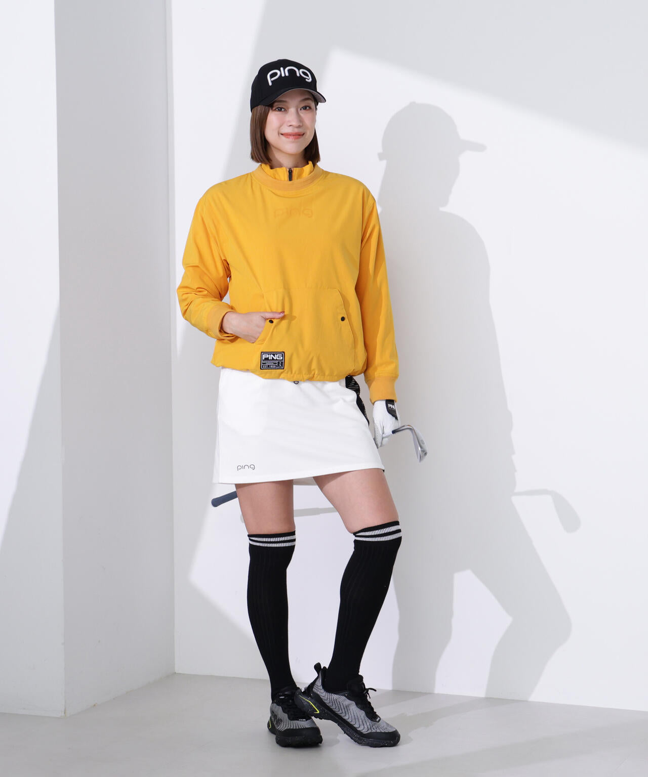 【PING APPAREL】ツインレイヤードアウター <GOLD> (LADIES)