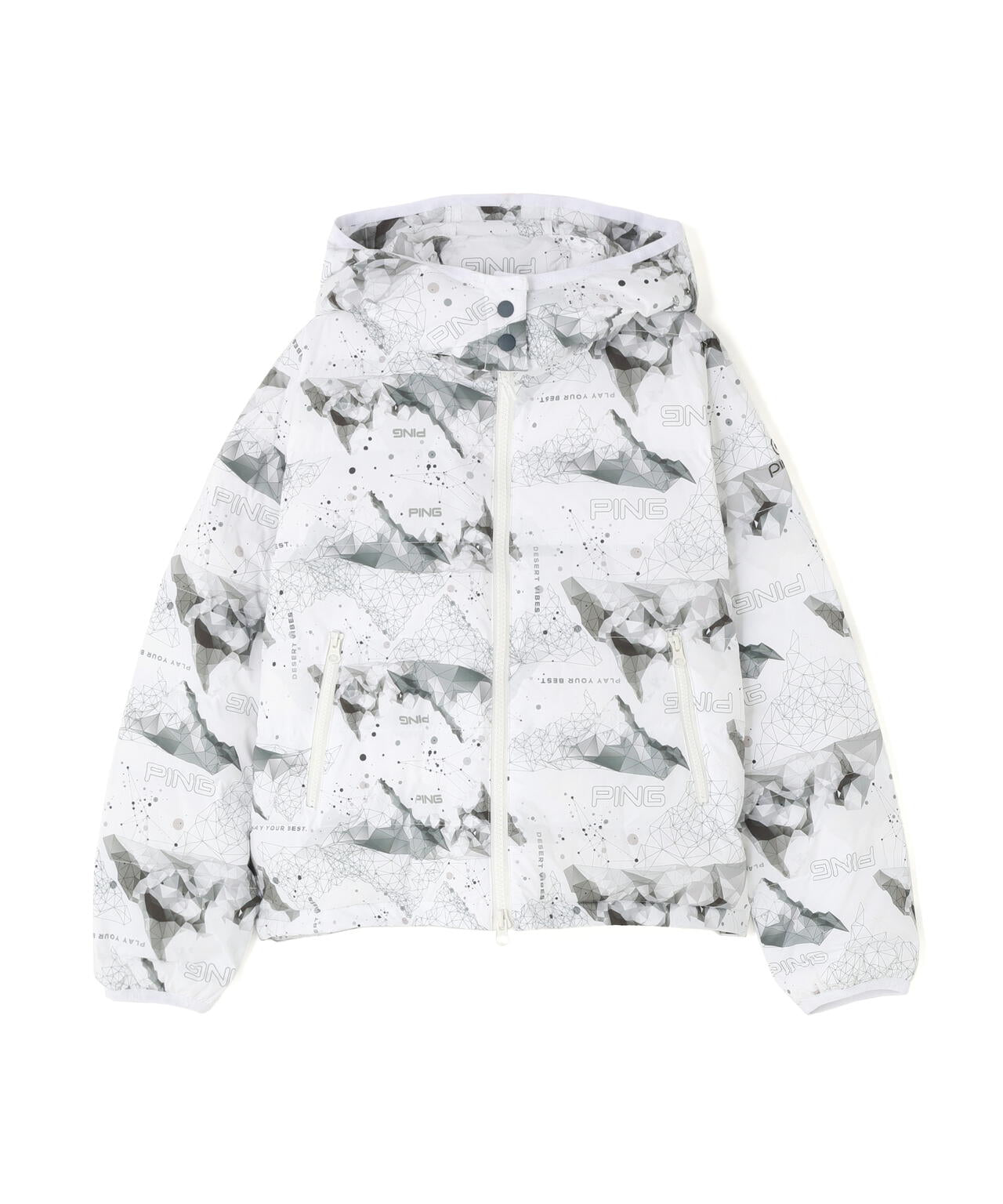 【PING APPAREL】25FW 2WAY中綿フーディーブルゾン <GOLD> (LADIES)