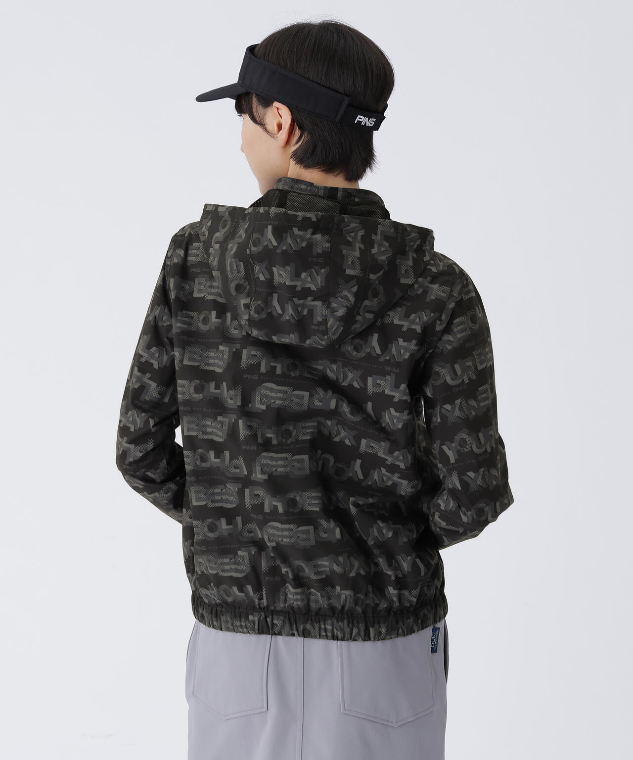 【PING APPAREL】PHONEIX BREEZE総柄 全方向ストレッチフーディブルゾン <LADIES LINE> (LADIES)
