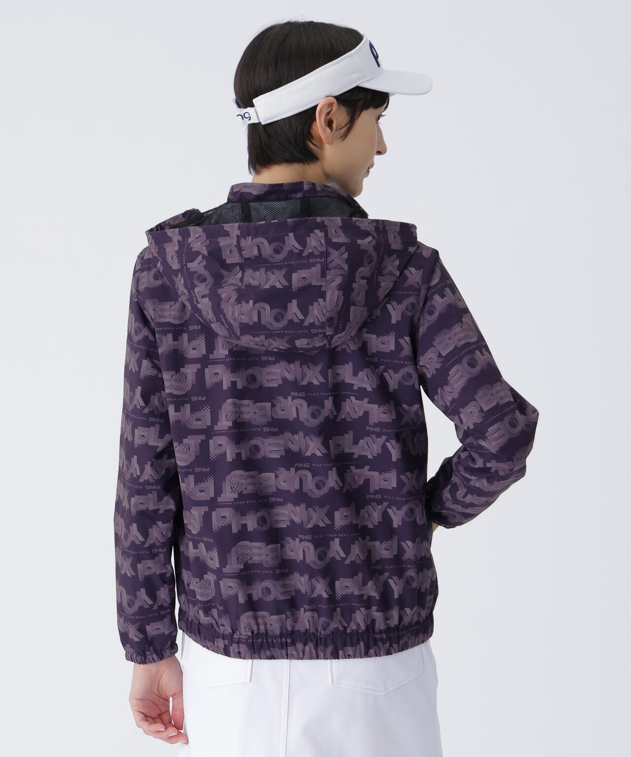 【PING APPAREL】PHONEIX BREEZE総柄 全方向ストレッチフーディブルゾン <LADIES LINE> (LADIES)