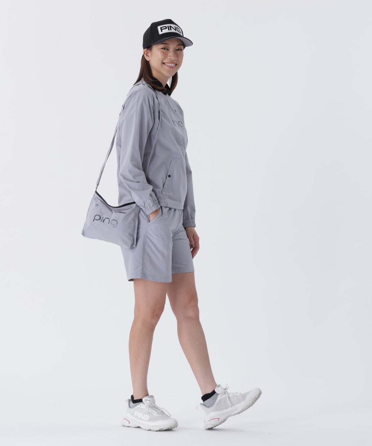 【PING APPAREL】全方向ストレッチリップストップスニードジャック×ショートパンツ <LADIES LINE> (LADIES)