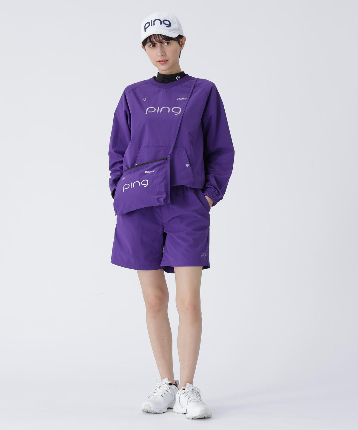 【PING APPAREL】全方向ストレッチリップストップスニードジャック×ショートパンツ <LADIES LINE> (LADIES)