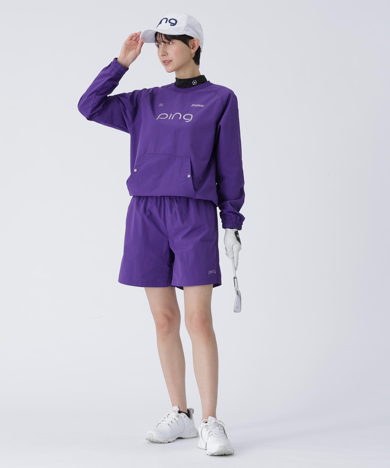 【PING APPAREL】全方向ストレッチリップストップスニードジャック×ショートパンツ <LADIES LINE> (LADIES)