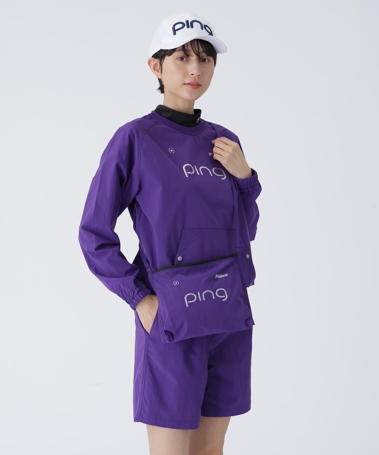 【PING APPAREL】全方向ストレッチリップストップスニードジャック×ショートパンツ <LADIES LINE> (LADIES)