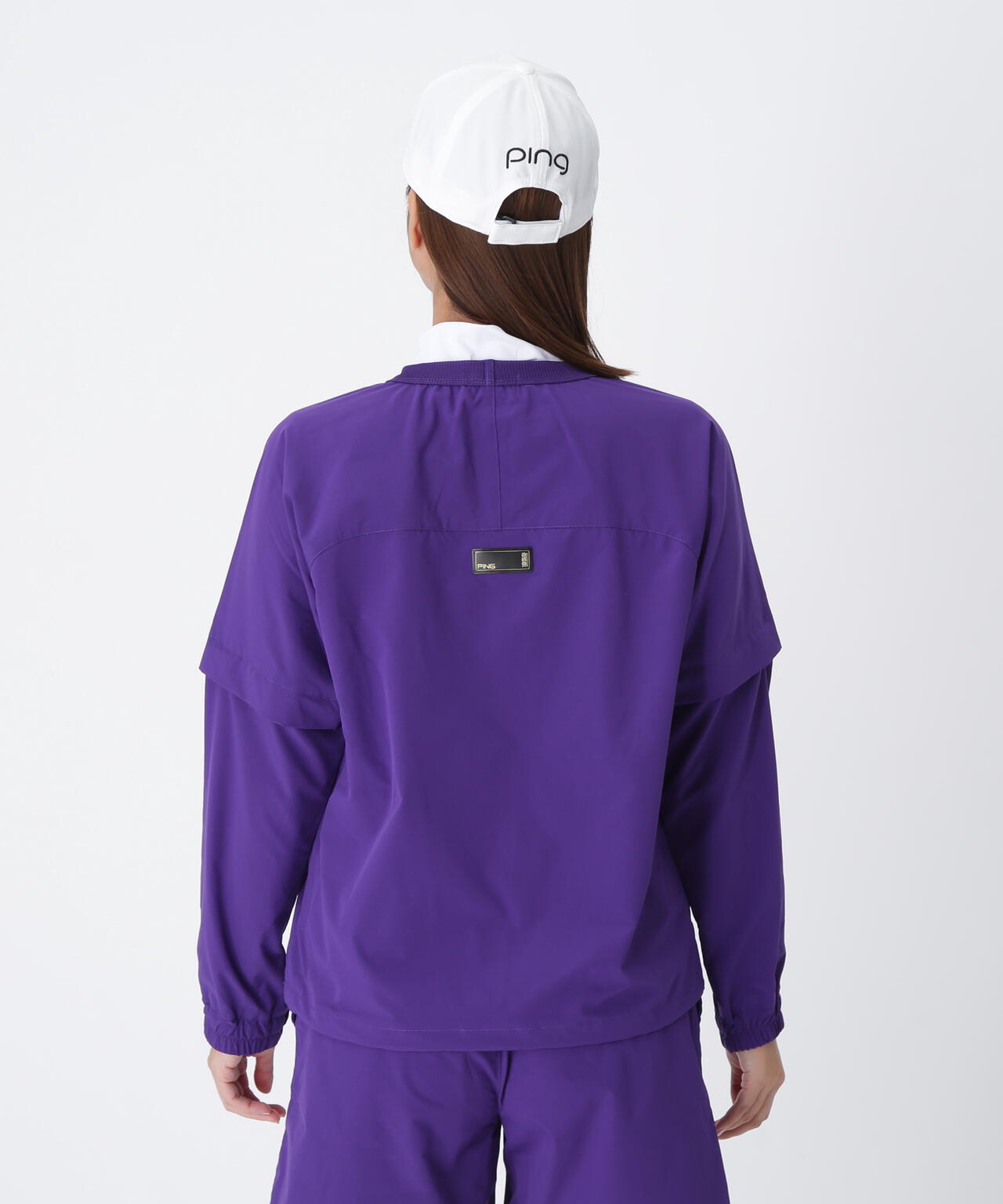 【PING APPAREL】全方向ストレッチリップストップ 2WAYスニードジャック×ショートパンツ <GOLD> (LADIES)