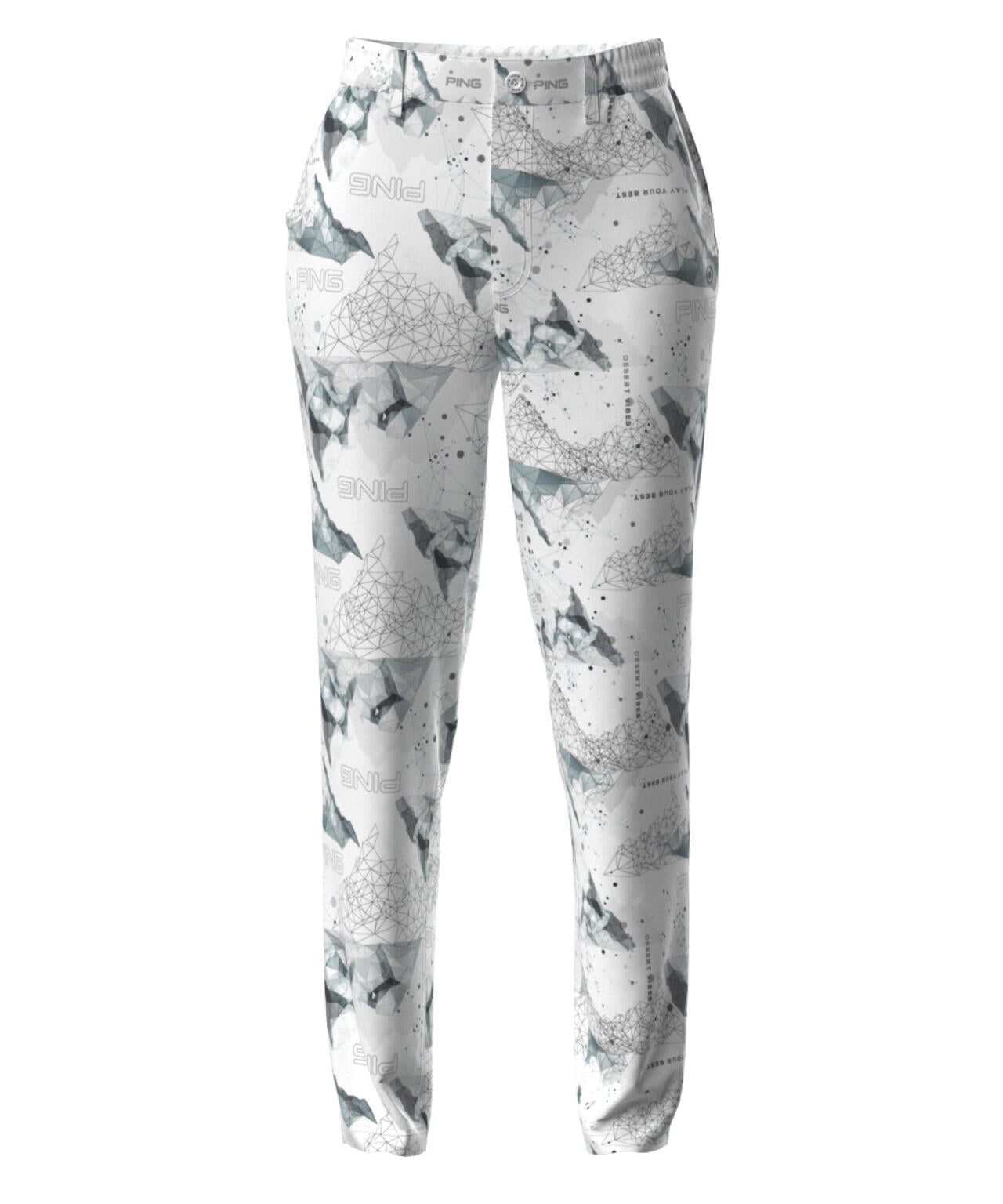 【PING APPAREL】全方向ストレッチボンディングプリントテーパードパンツ <LADIES LINE> (LADIES)