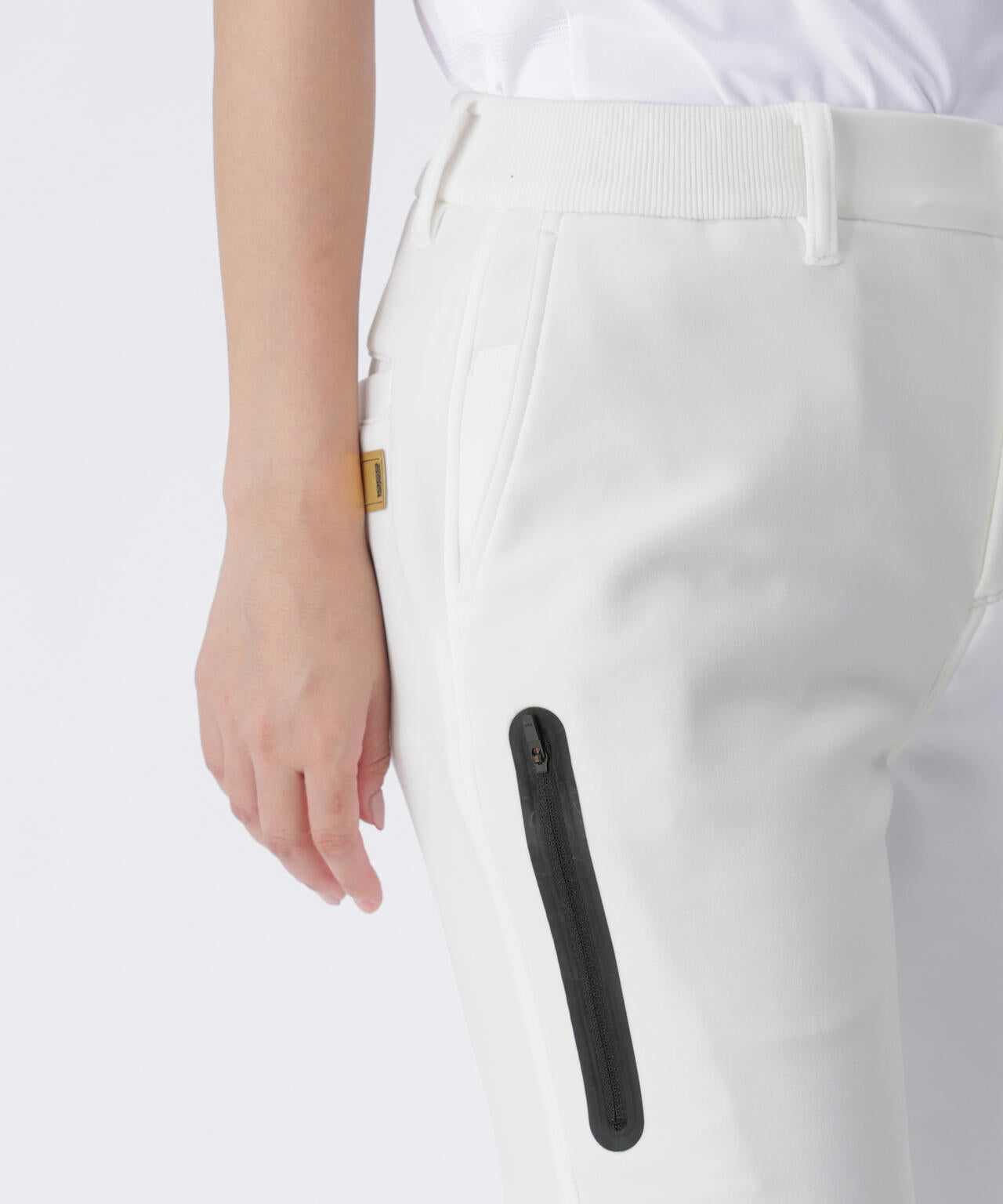 【PING APPAREL】全方向ストレッチRENUキルト/ダンボールジャージ テーパードパンツ <GOLD> (LADIES)