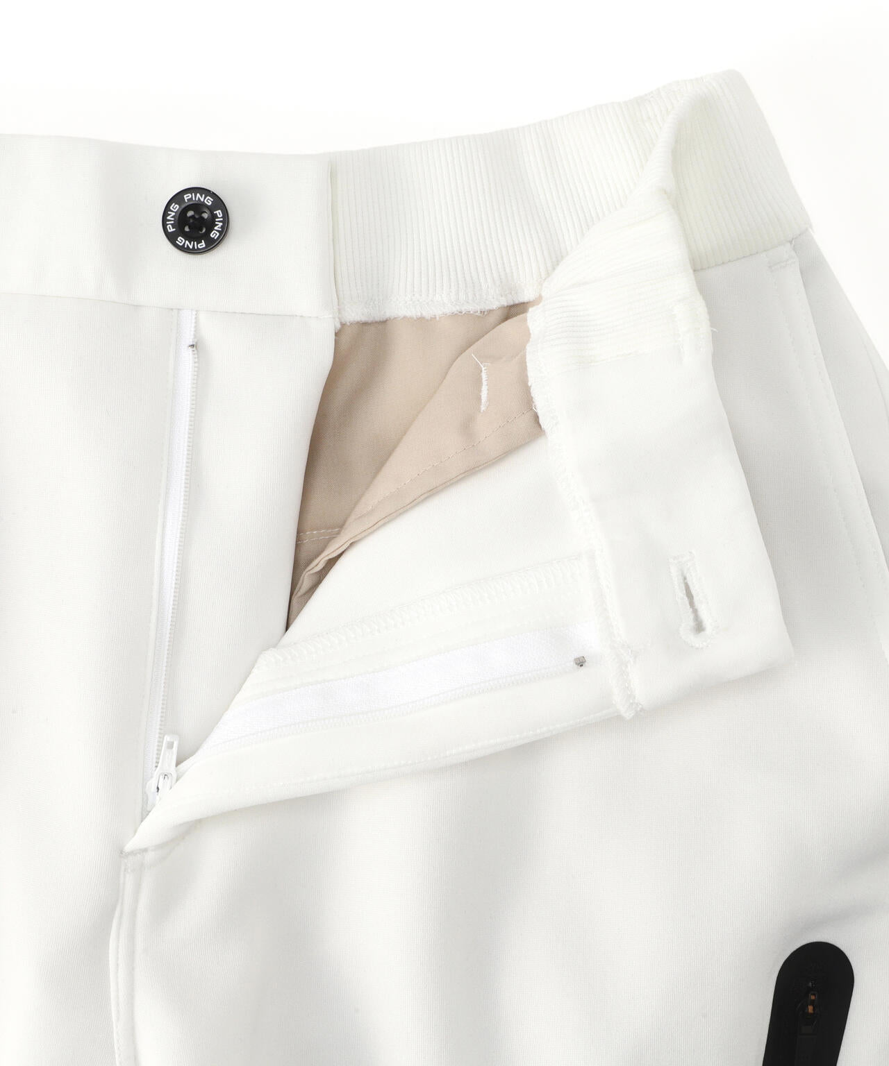 【PING APPAREL】全方向ストレッチRENUキルト/ダンボールジャージ テーパードパンツ <GOLD> (LADIES)