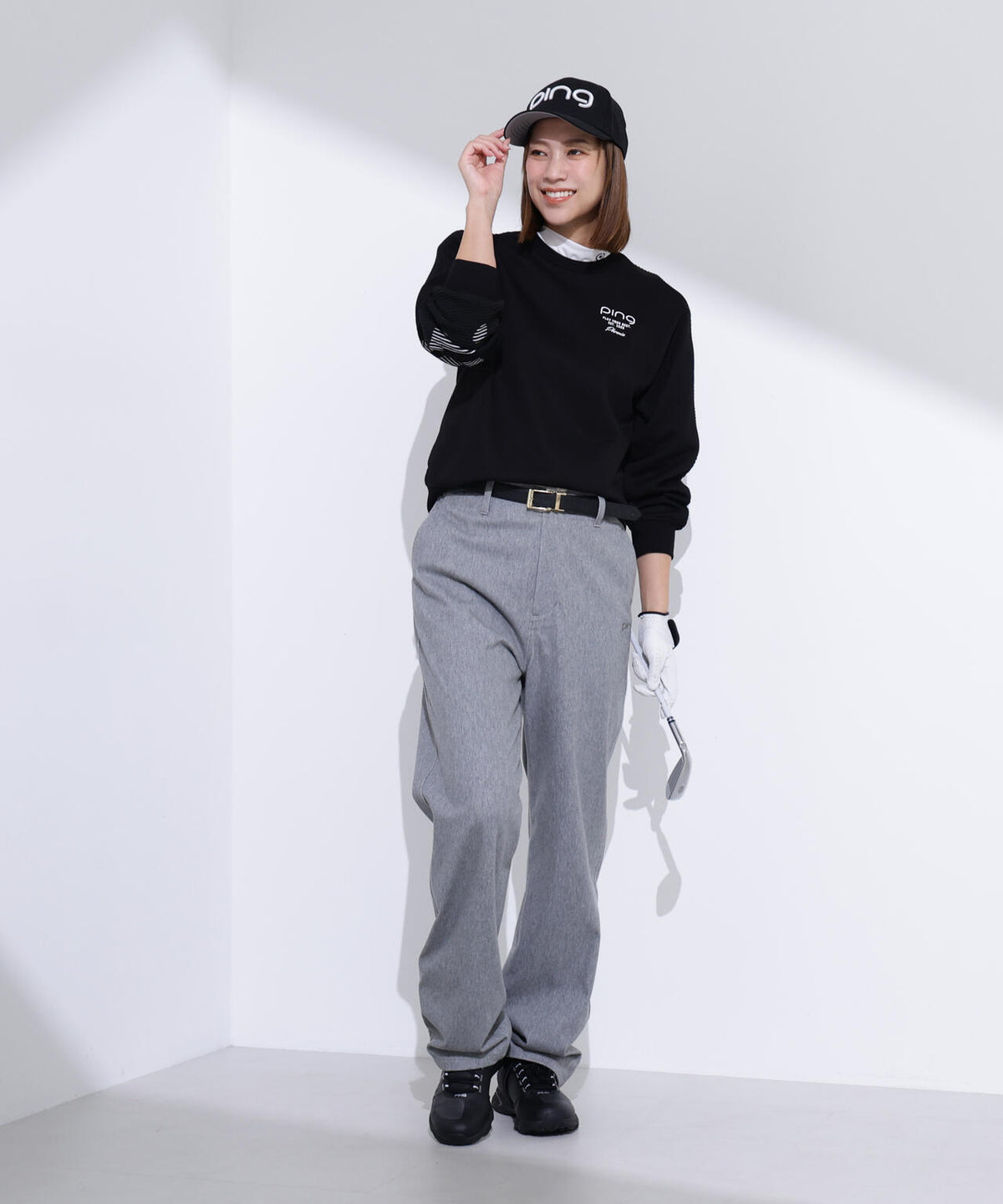 【PING APPAREL】TCツイル5ポケットストレートパンツ <LADIES LINE> (LADIES)