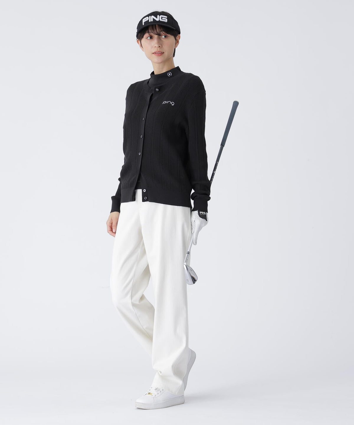 【PING APPAREL】TCツイル5ポケットストレートパンツ <LADIES LINE> (LADIES)