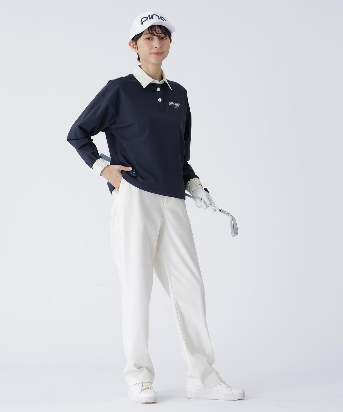 【PING APPAREL】TCツイル5ポケットストレートパンツ <LADIES LINE> (LADIES)