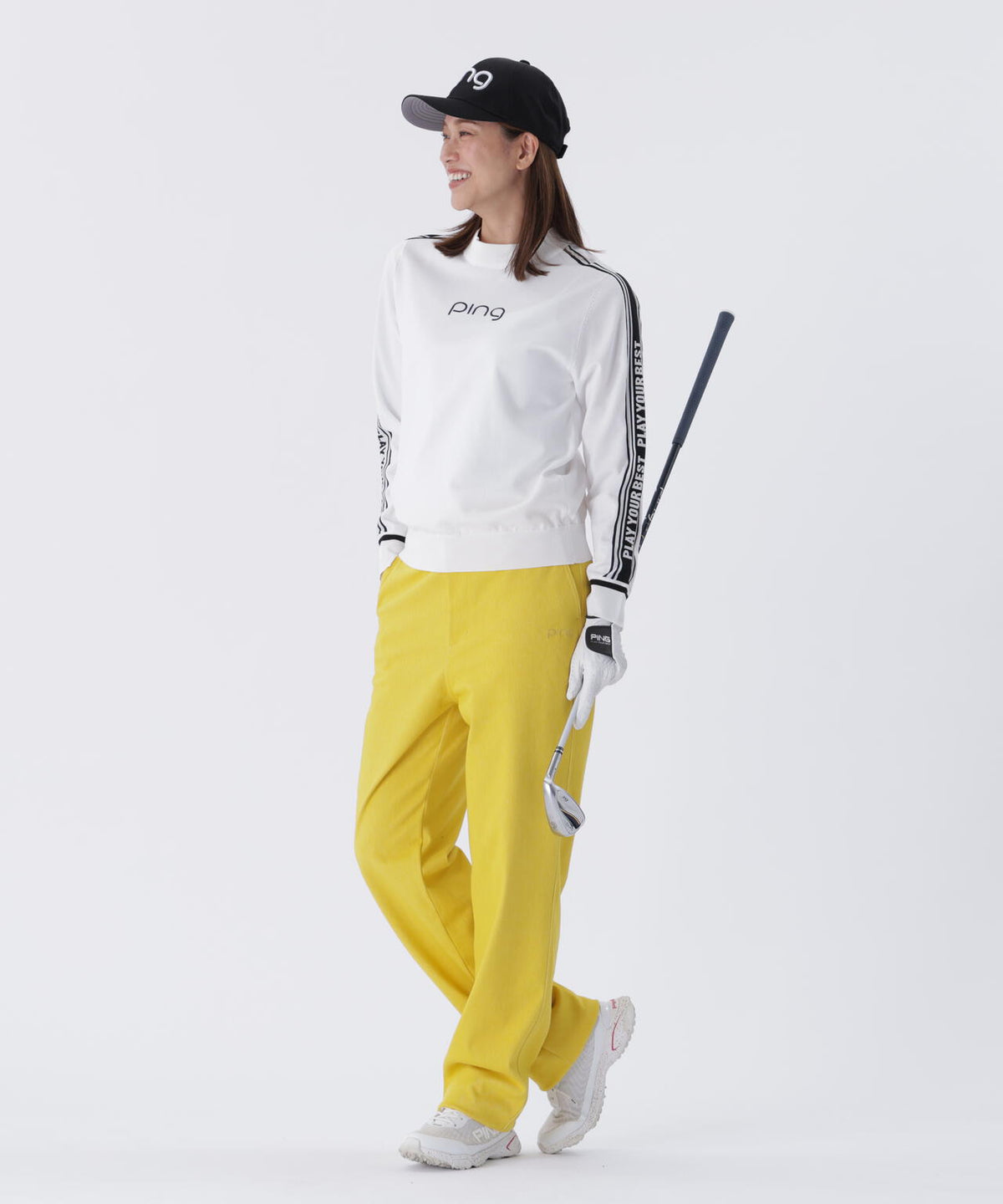 【PING APPAREL】TCツイル5ポケットストレートパンツ <LADIES LINE> (LADIES)