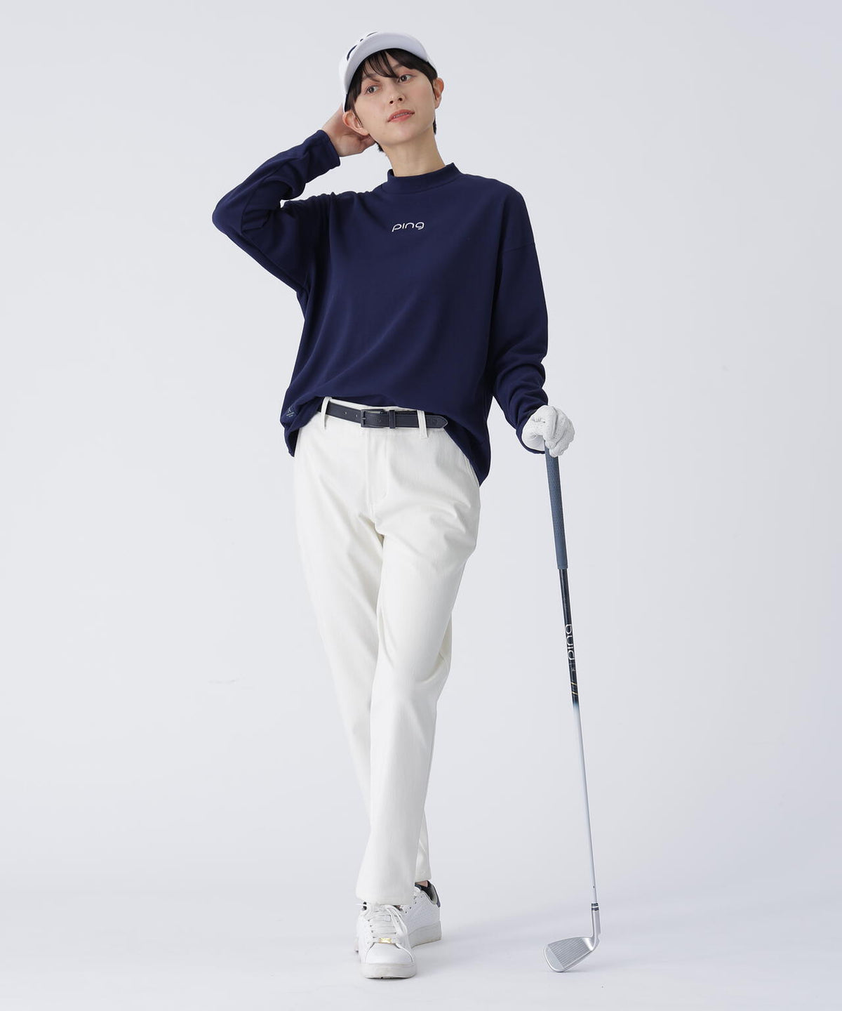 【PING APPAREL】TCツイルテーパードパンツ <LADIES LINE> (LADIES)