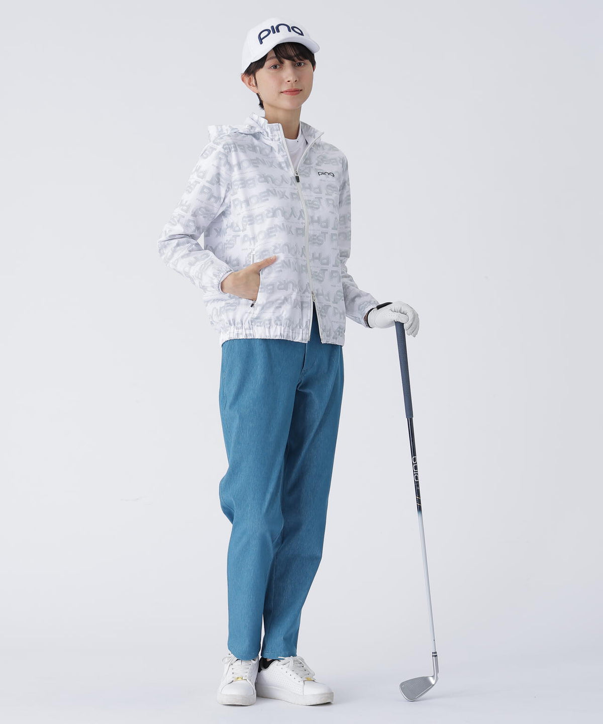 【PING APPAREL】TCツイルテーパードパンツ <LADIES LINE> (LADIES)