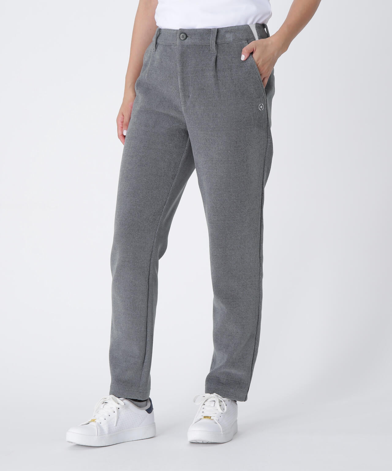 【PING APPAREL】全方向ストレッチ ニットコーデュロイテーパードパンツ <LADIES LINE> (LADIES)