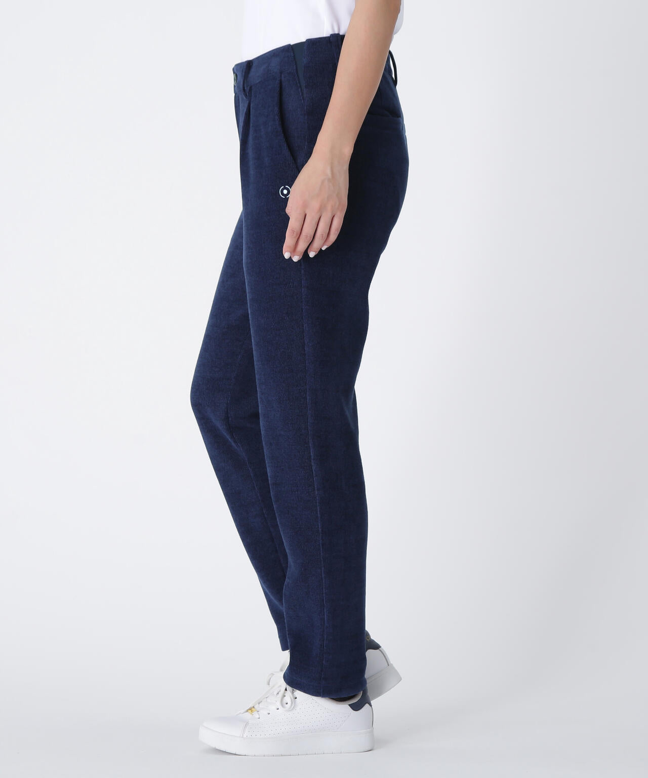 【PING APPAREL】全方向ストレッチ ニットコーデュロイテーパードパンツ <LADIES LINE> (LADIES)