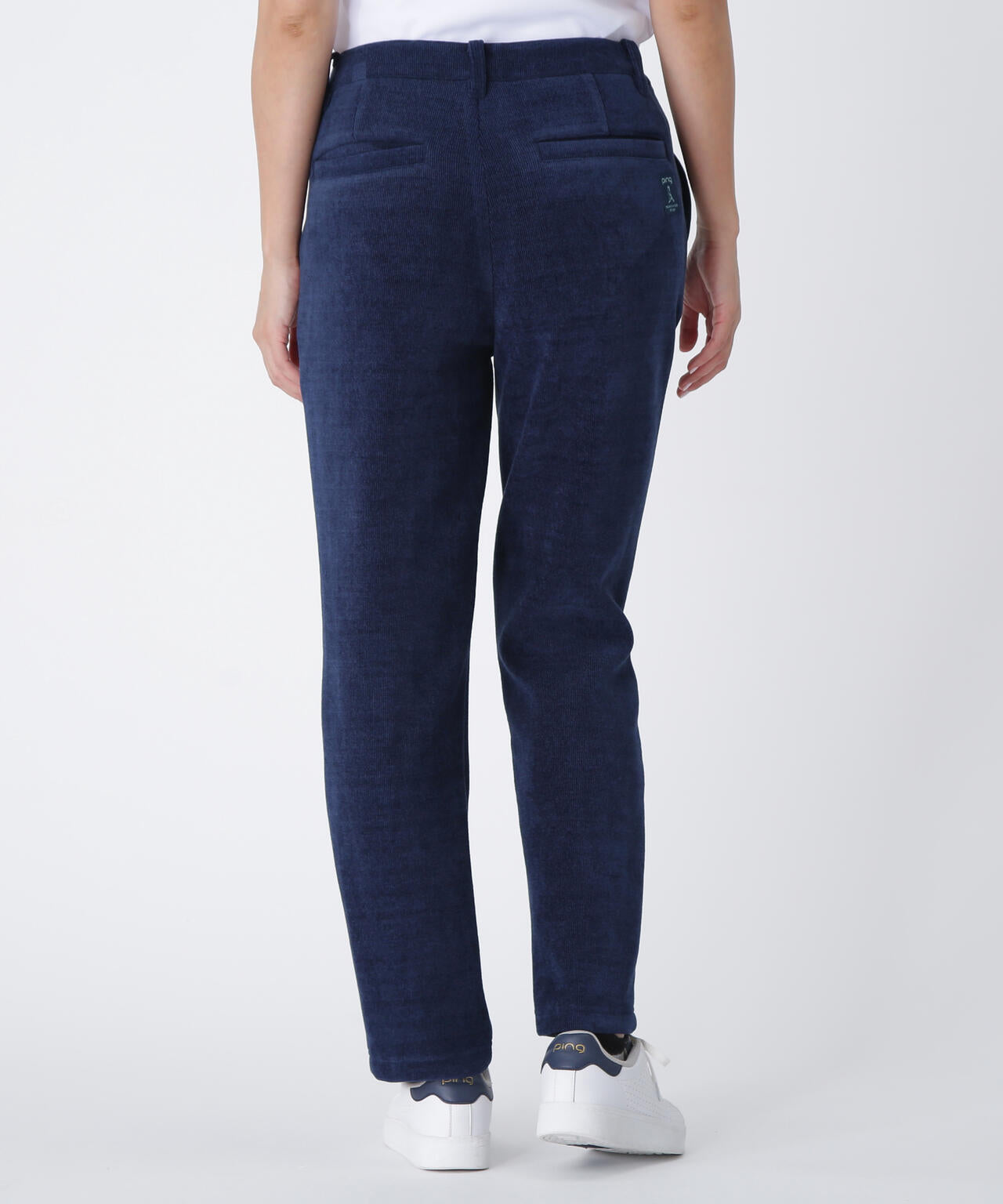 【PING APPAREL】全方向ストレッチ ニットコーデュロイテーパードパンツ <LADIES LINE> (LADIES)