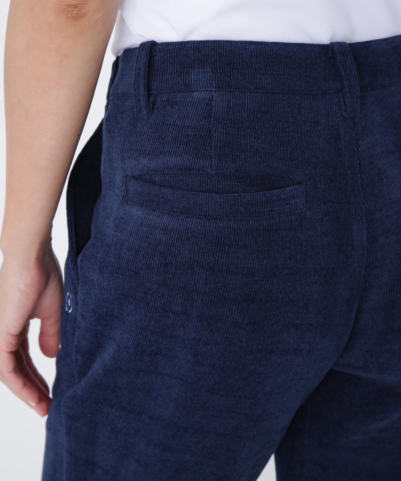 【PING APPAREL】全方向ストレッチ ニットコーデュロイテーパードパンツ <LADIES LINE> (LADIES)