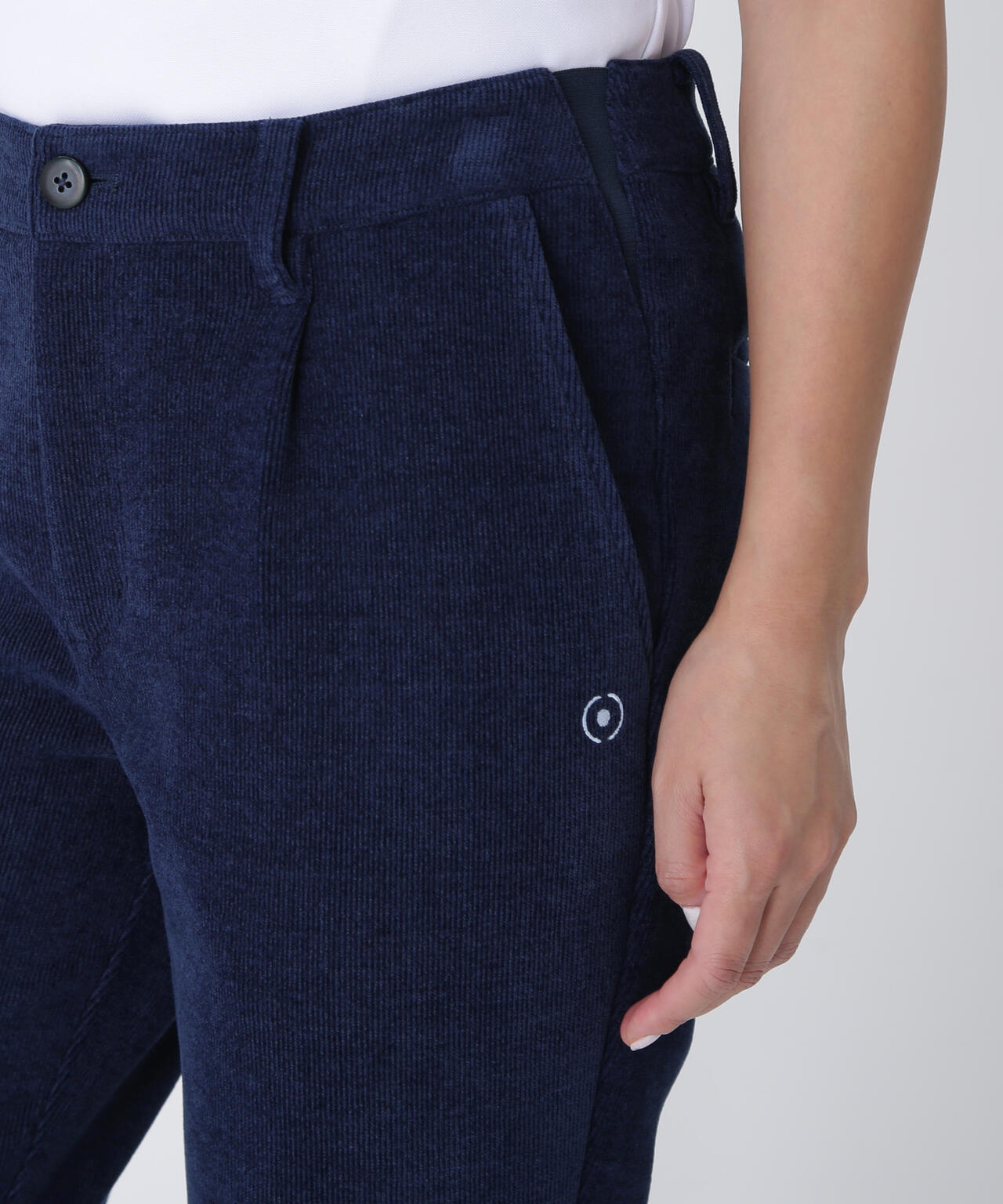 【PING APPAREL】全方向ストレッチ ニットコーデュロイテーパードパンツ <LADIES LINE> (LADIES)