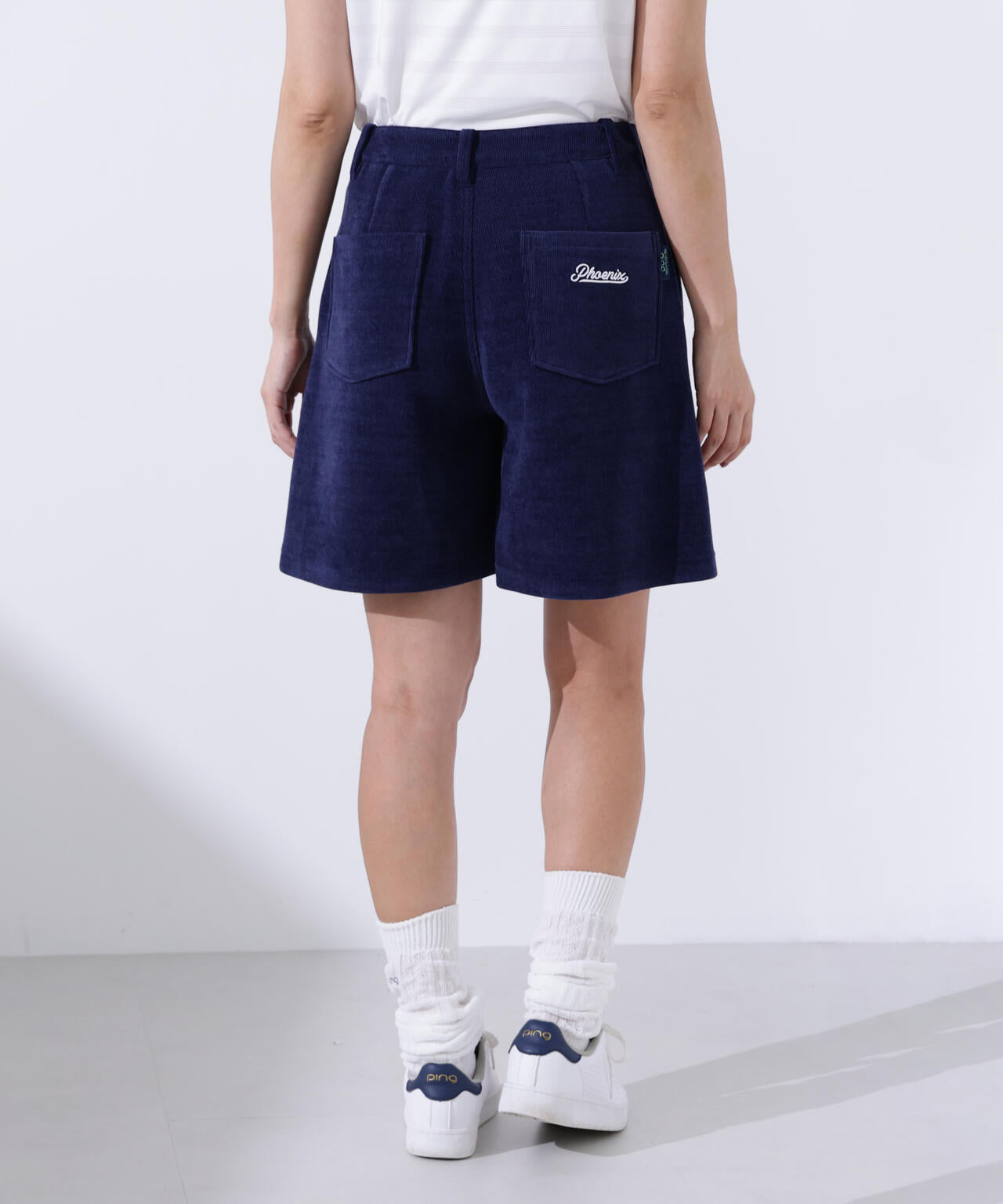 【PING APPAREL】全方向ストレッチ ニットコーデュロイキュロットパンツ <LADIES LINE> (LADIES)