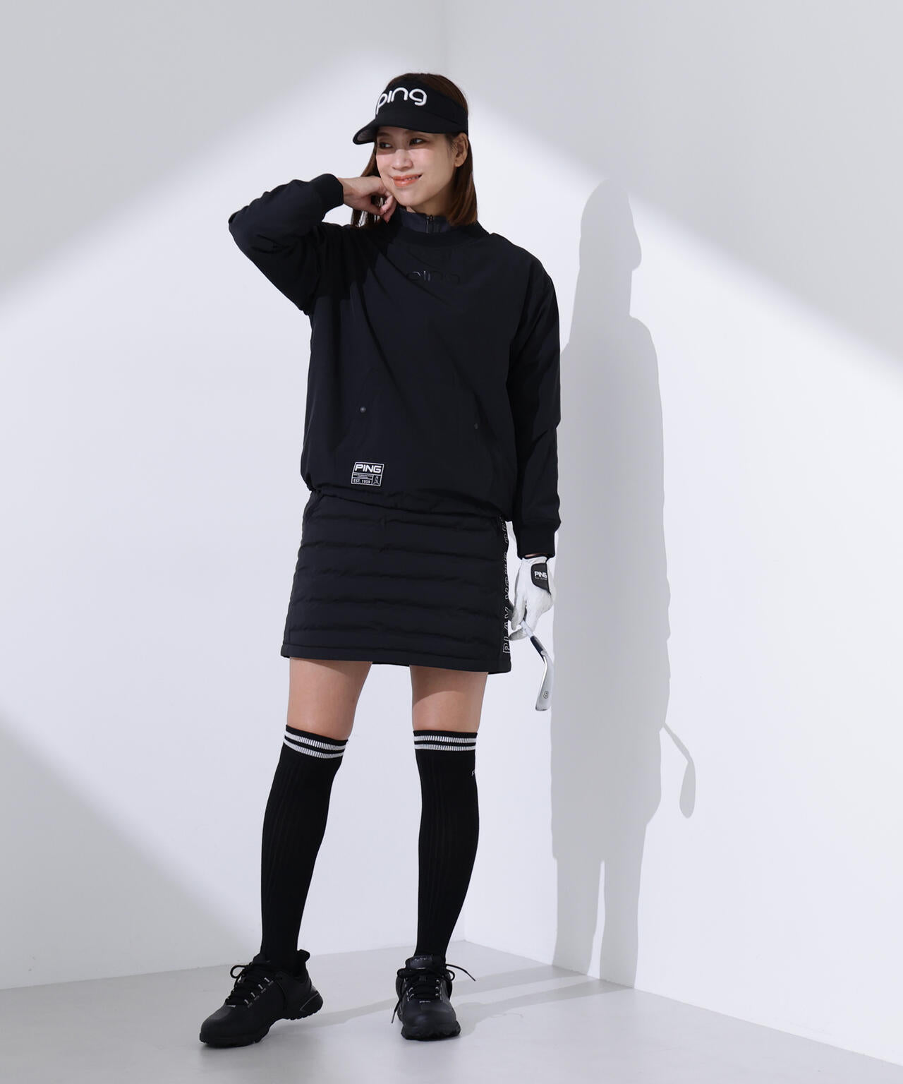 【PING APPAREL】25FW中綿スカート <GOLD> (LADIES)