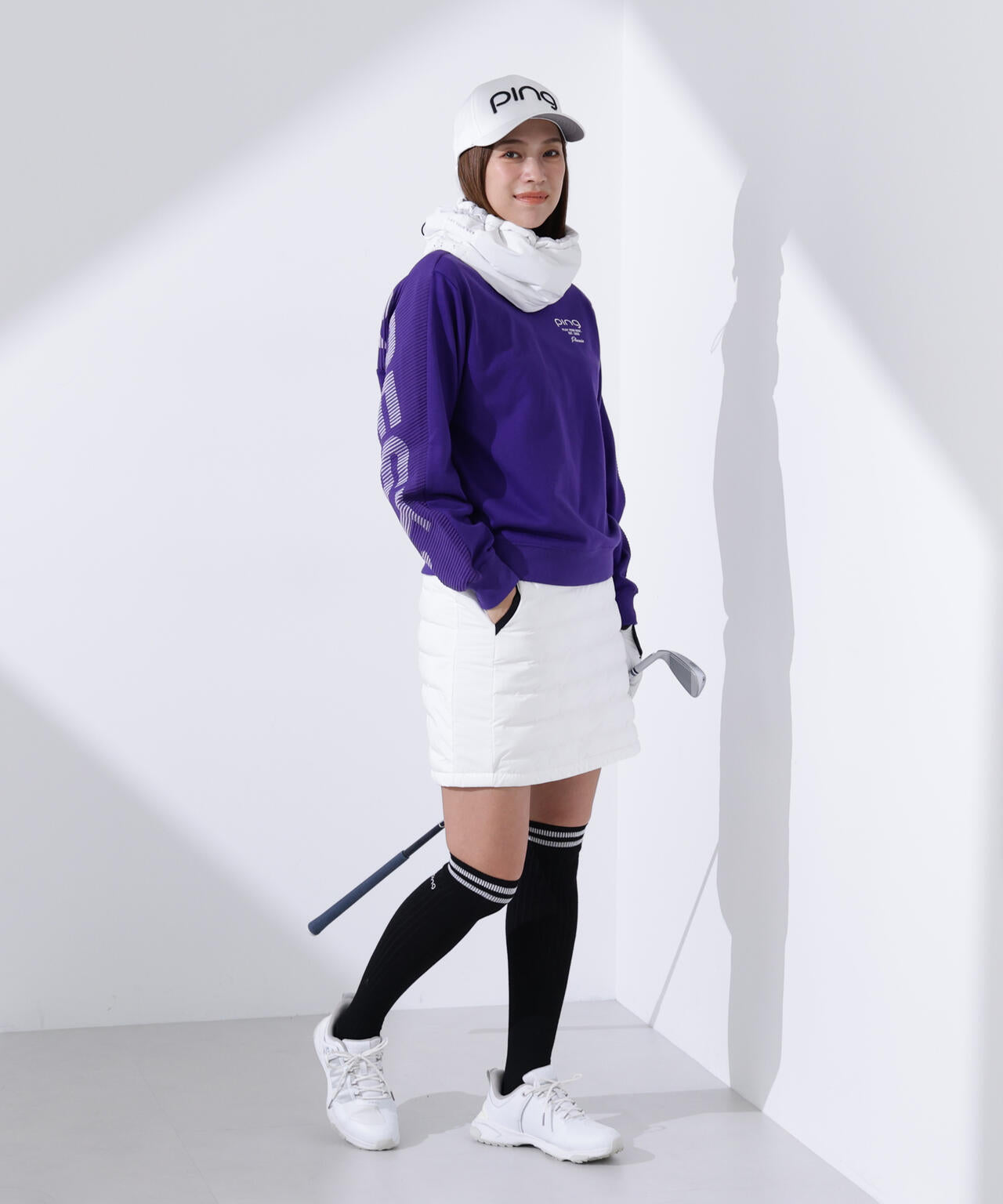 【PING APPAREL】25FW中綿スカート <GOLD> (LADIES)