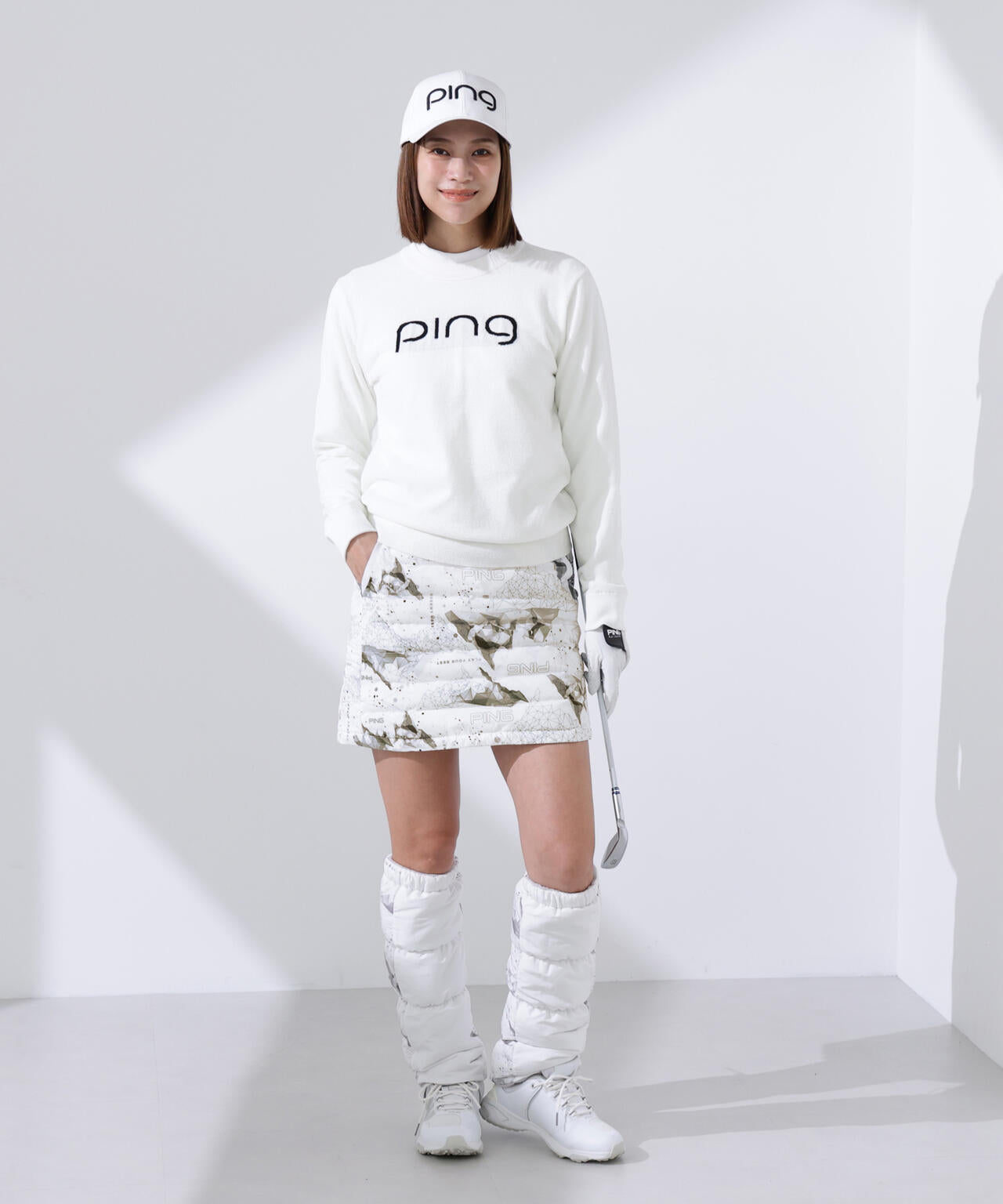 【PING APPAREL】25FW中綿スカート <GOLD> (LADIES)