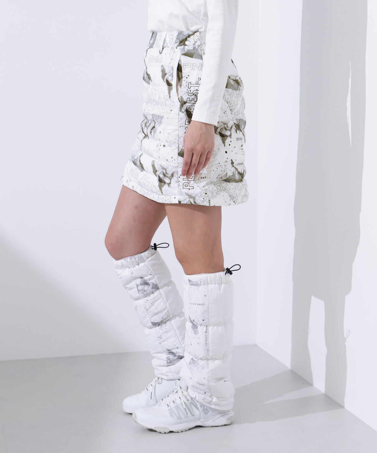 【PING APPAREL】25FW中綿スカート <GOLD> (LADIES)