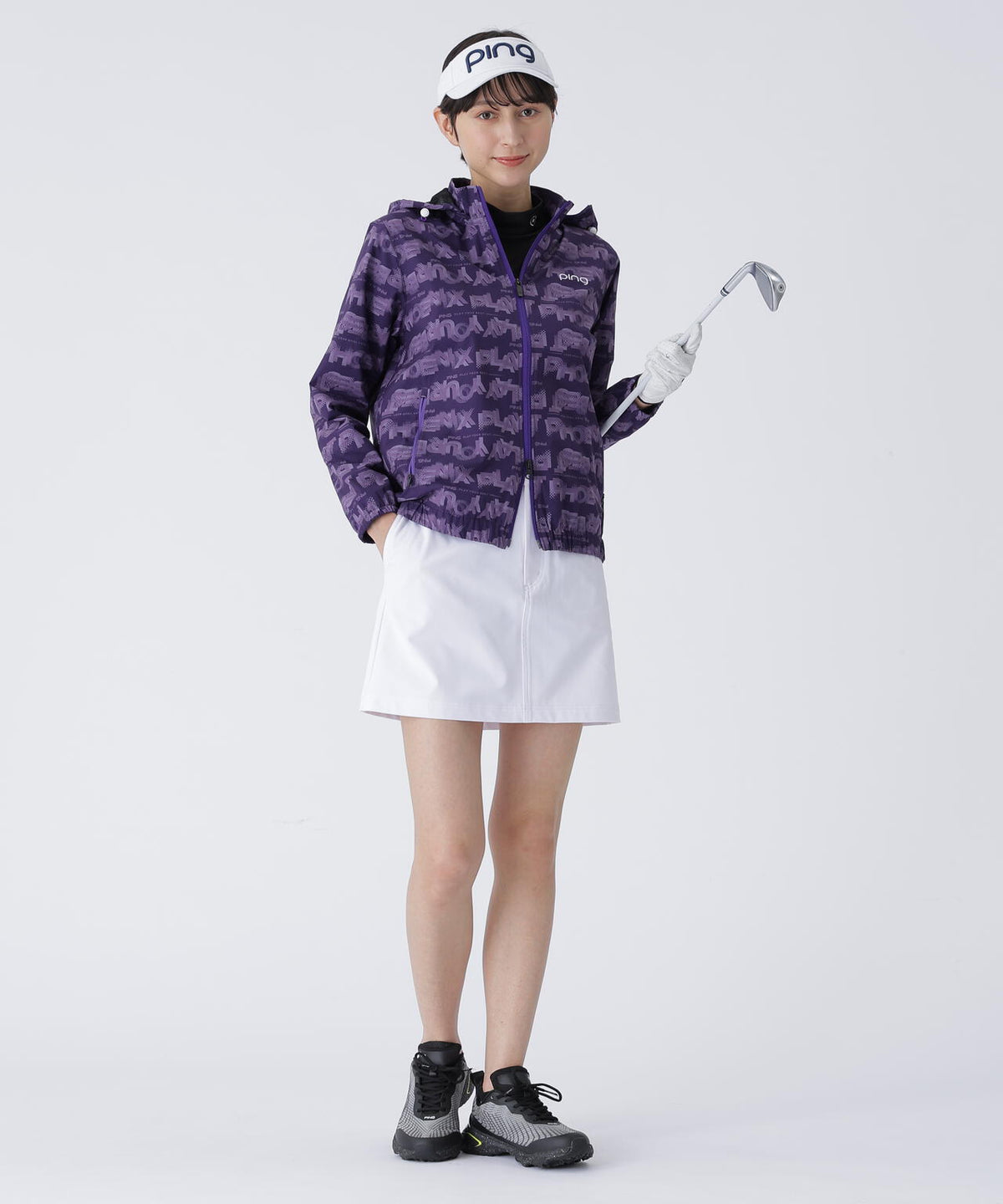 【PING APPAREL】全方向コットンストレッチツイル台形スカート <LADIES> (LADIES)