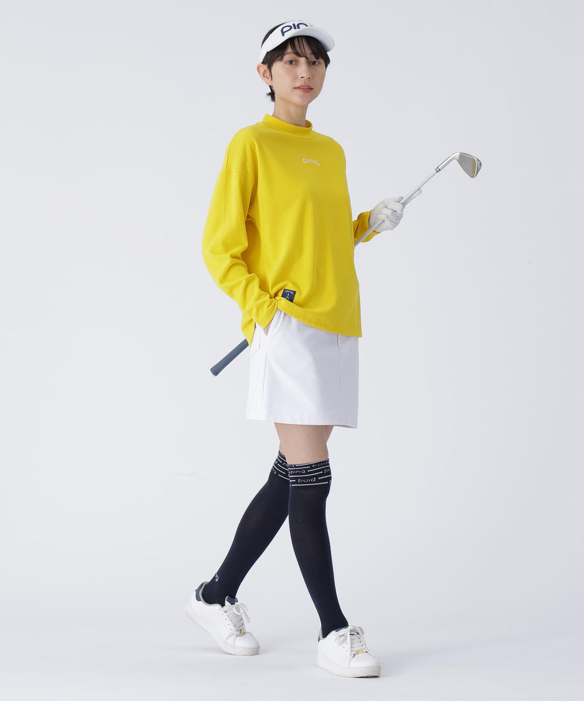 【PING APPAREL】全方向コットンストレッチツイル台形スカート <LADIES> (LADIES)