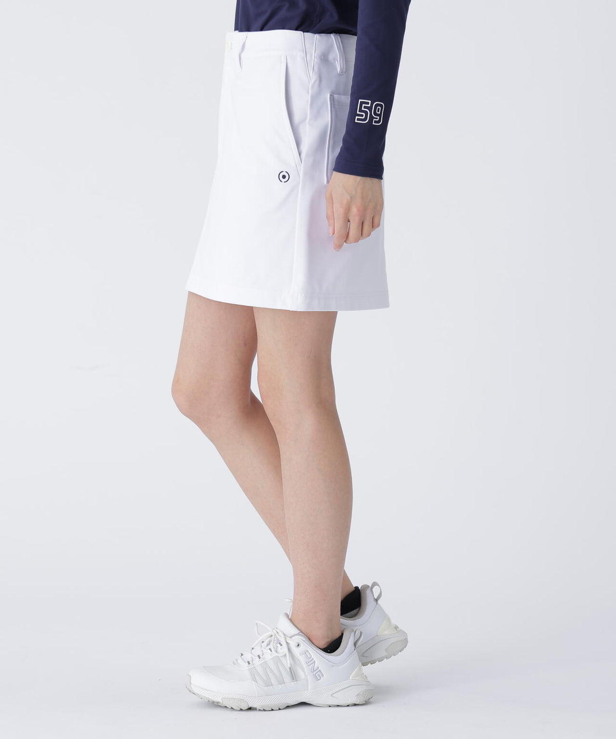 【PING APPAREL】全方向コットンストレッチツイル台形スカート <LADIES> (LADIES)