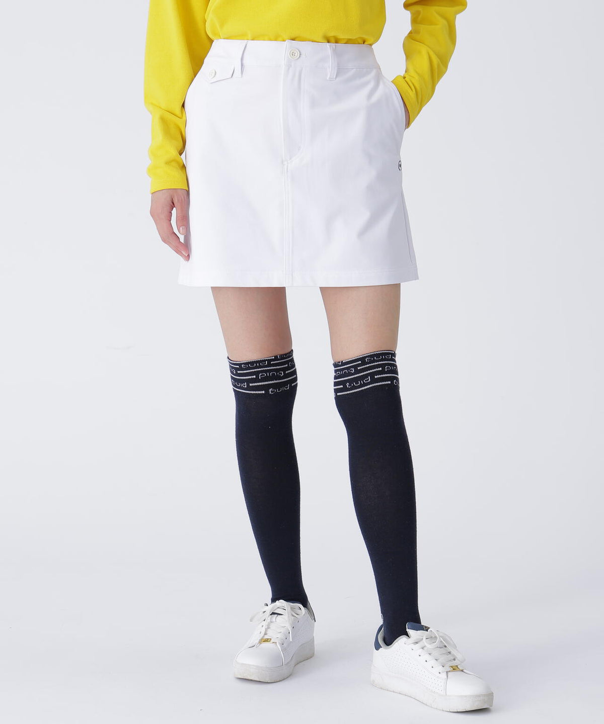 【PING APPAREL】全方向コットンストレッチツイル台形スカート <LADIES> (LADIES)