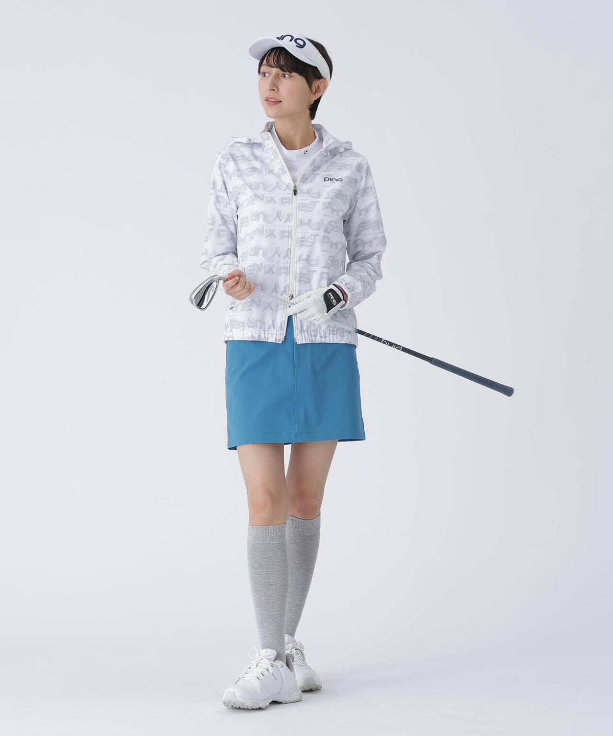 【PING APPAREL】全方向コットンストレッチツイル台形スカート <LADIES> (LADIES)