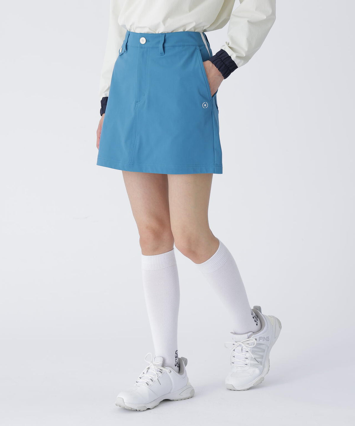 【PING APPAREL】全方向コットンストレッチツイル台形スカート <LADIES> (LADIES)