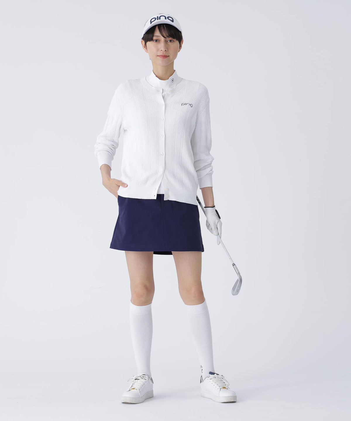 【PING APPAREL】全方向コットンストレッチツイル台形スカート <LADIES> (LADIES)