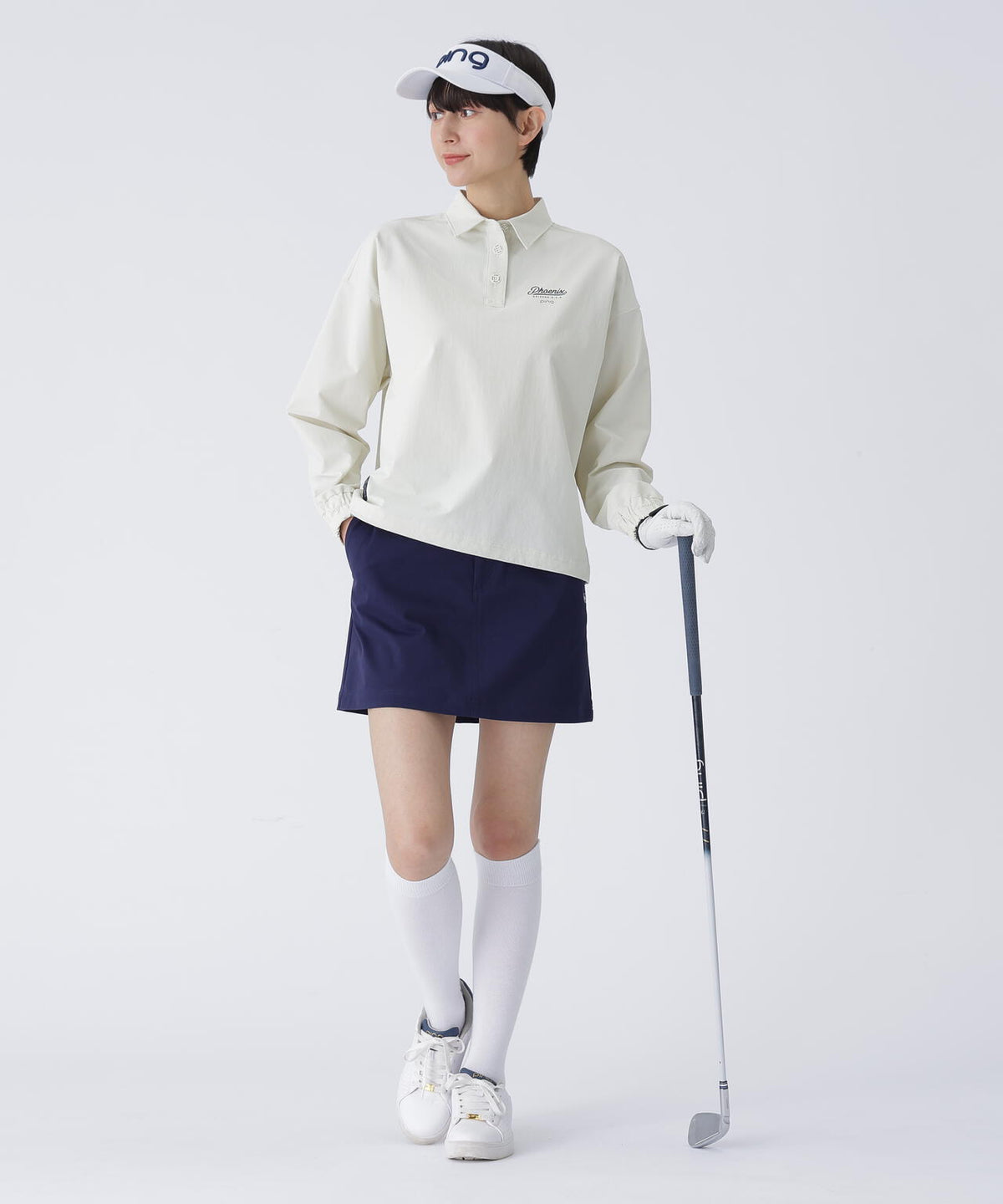 【PING APPAREL】全方向コットンストレッチツイル台形スカート <LADIES> (LADIES)