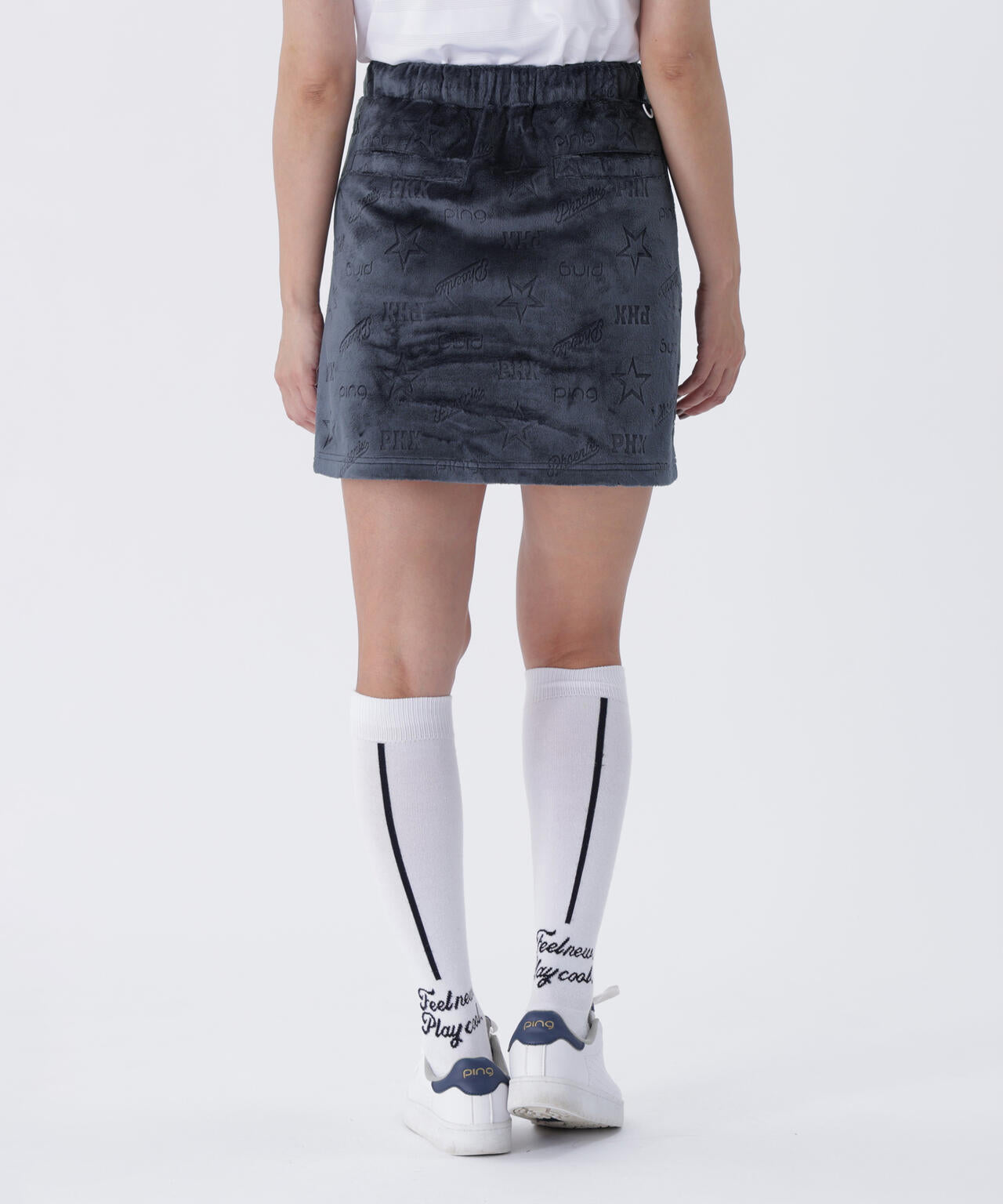 【PING APPAREL】全方向ストレッチ ベロアジャカードスカート <LADIES LINE> (LADIES)