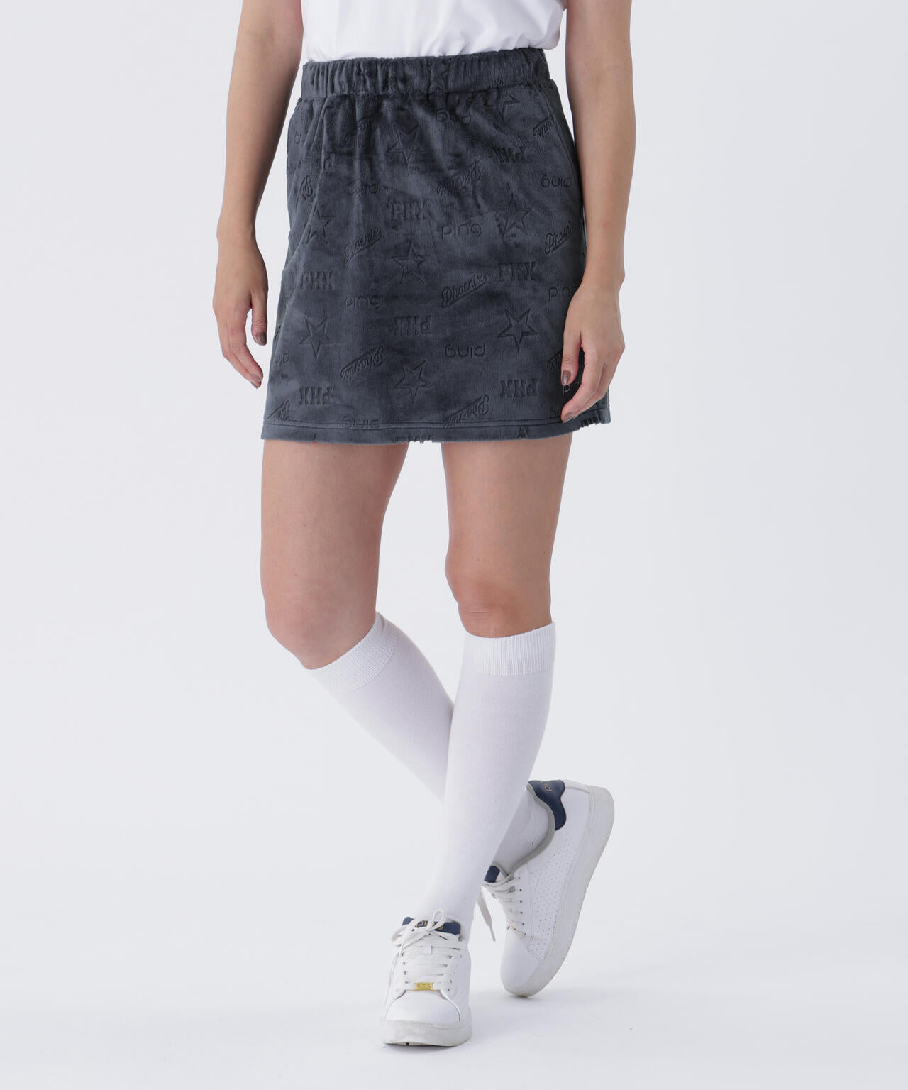 【PING APPAREL】全方向ストレッチ ベロアジャカードスカート <LADIES LINE> (LADIES)