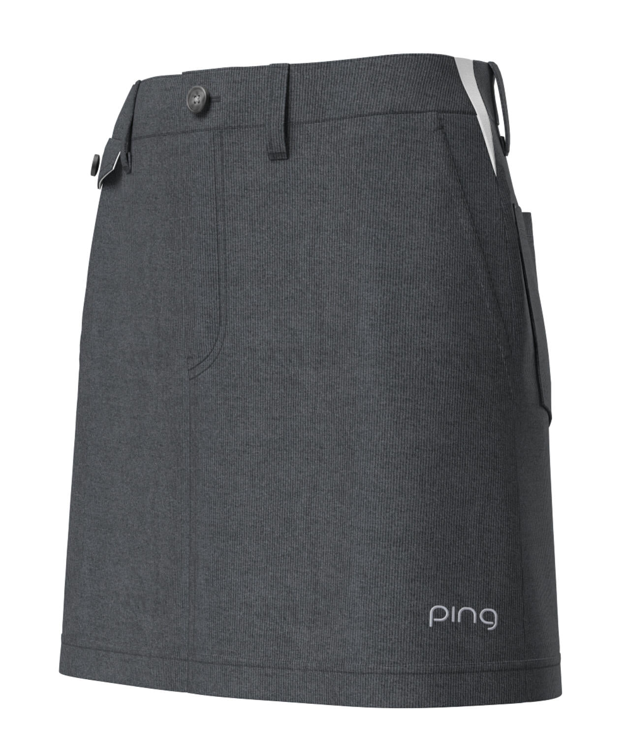 【PING APPAREL】全方向ストレッチ ニットコーデュロイ台形スカート <LADIES LINE> (LADIES)