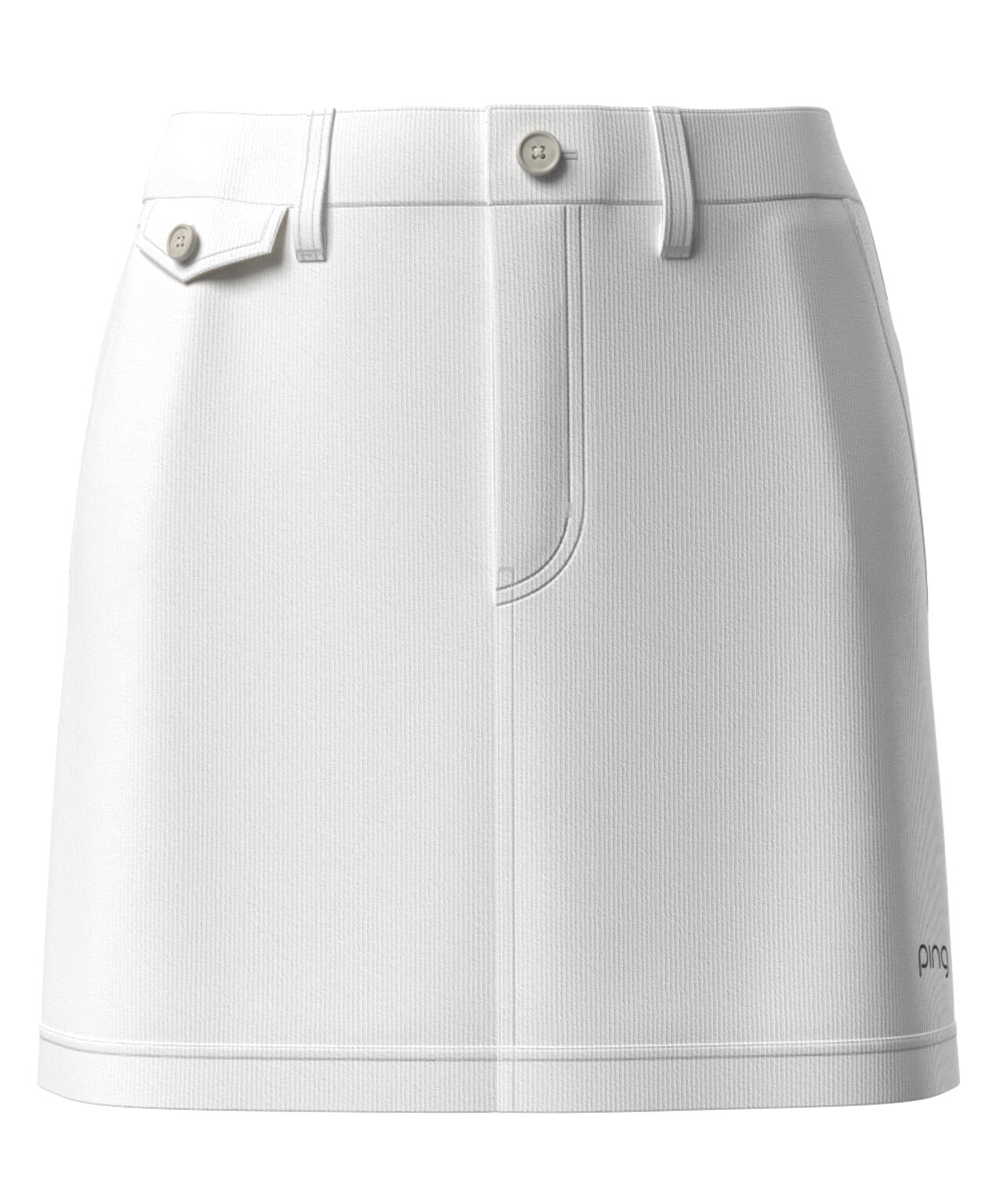 【PING APPAREL】全方向ストレッチ ニットコーデュロイ台形スカート <LADIES LINE> (LADIES)