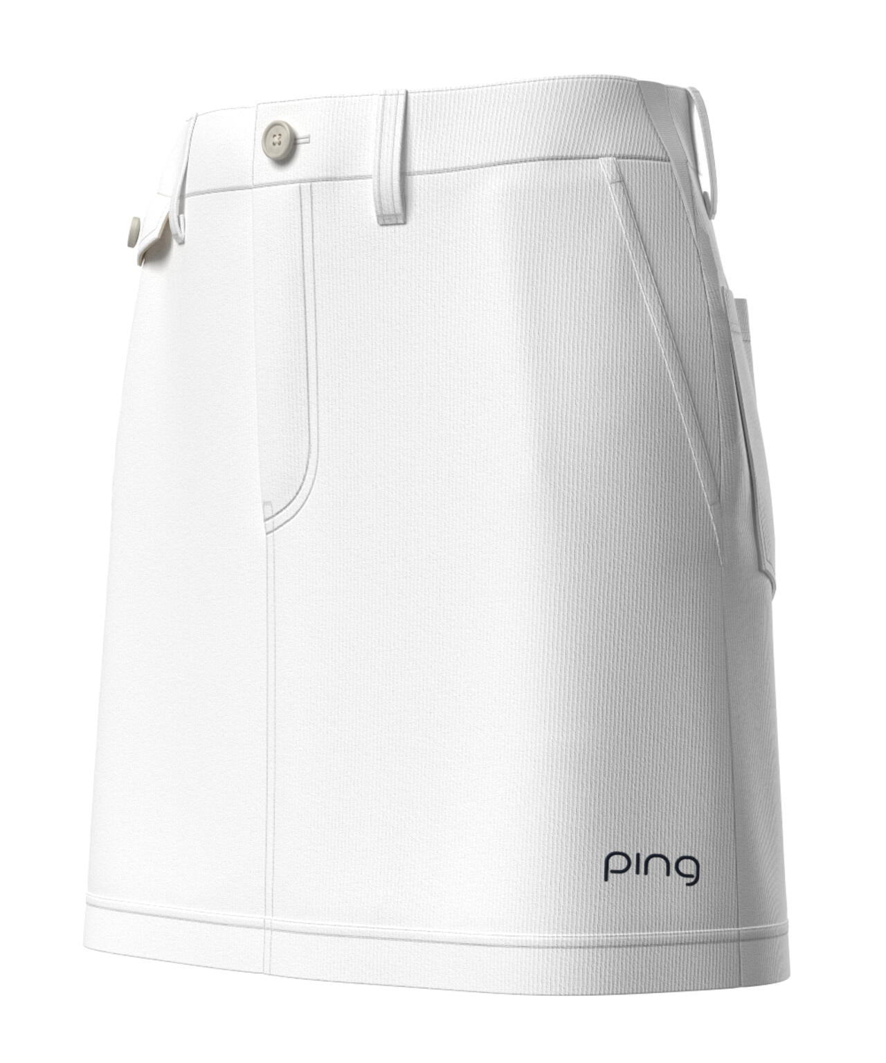 【PING APPAREL】全方向ストレッチ ニットコーデュロイ台形スカート <LADIES LINE> (LADIES)