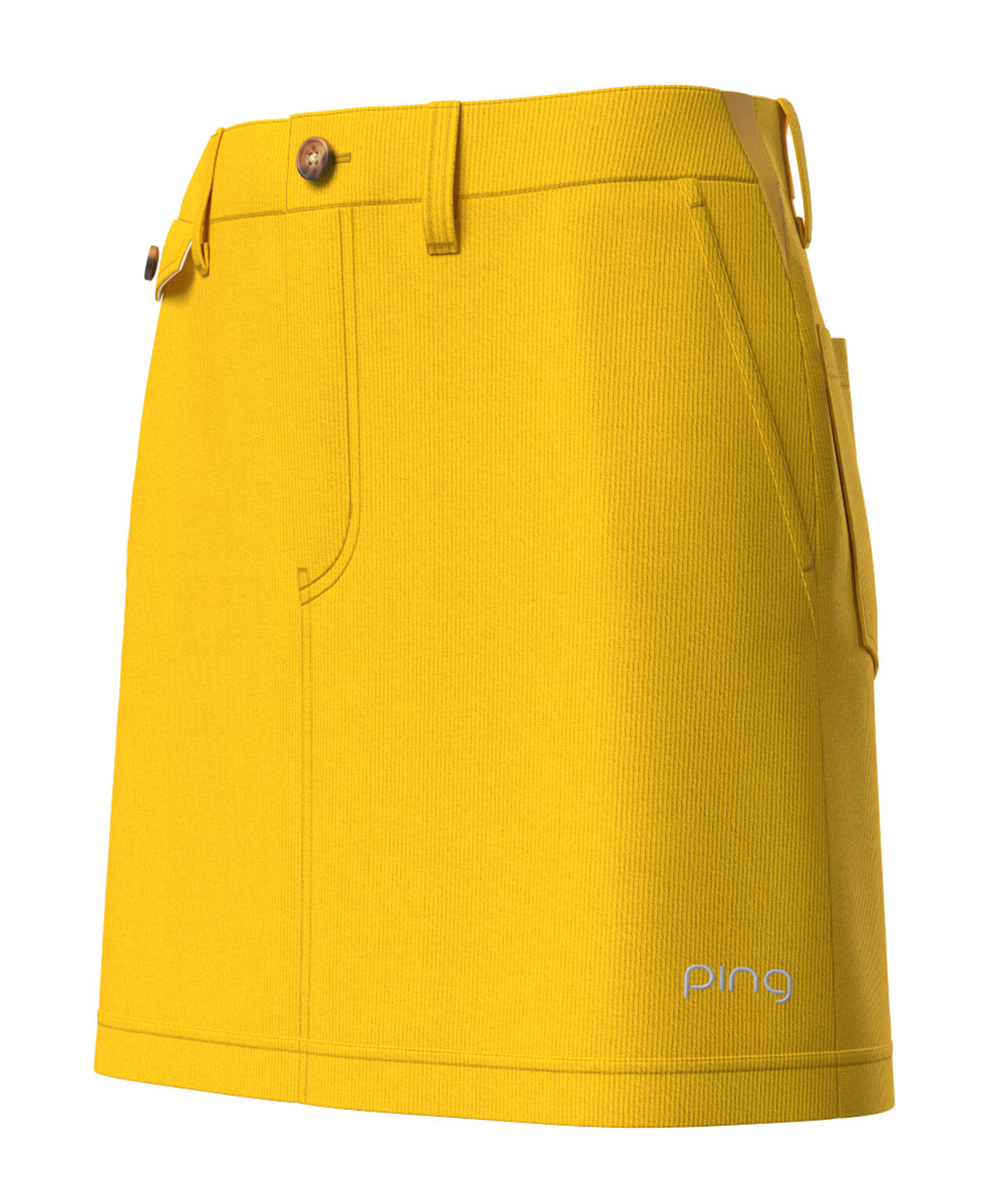 【PING APPAREL】全方向ストレッチ ニットコーデュロイ台形スカート <LADIES LINE> (LADIES)