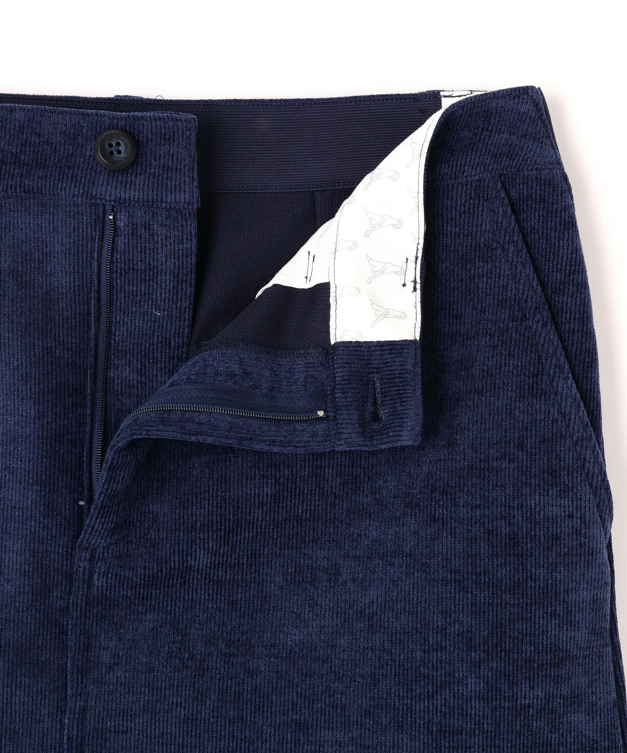 【PING APPAREL】全方向ストレッチ ニットコーデュロイ台形スカート <LADIES LINE> (LADIES)