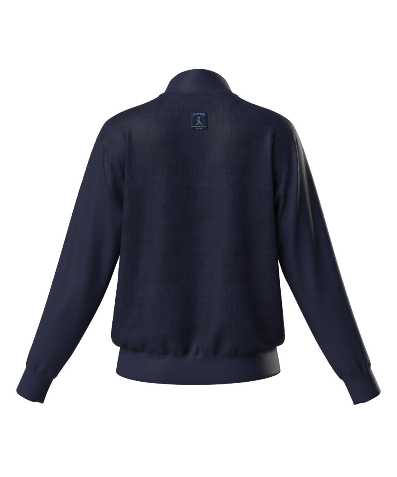 【PING APPAREL】キルトジャガードハーフジップカットソー <LADIES LINE> (LADIES)