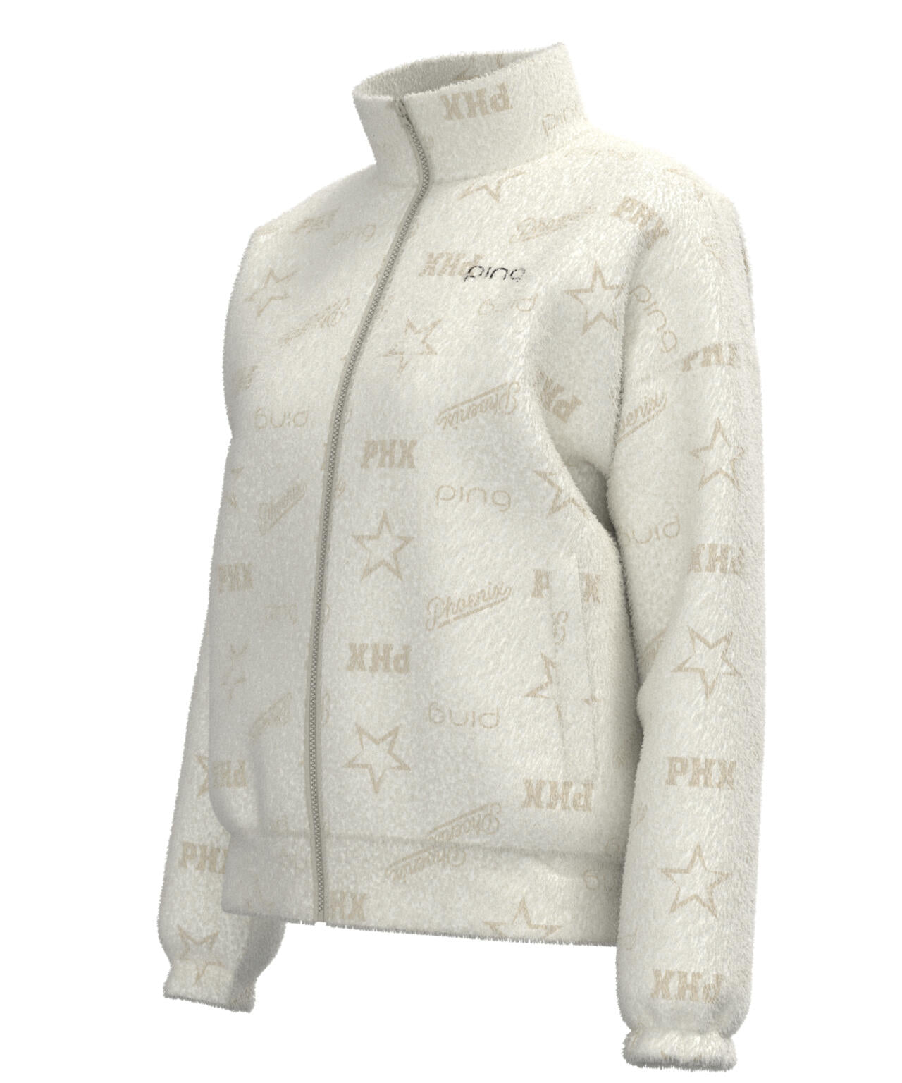 【PING APPAREL】全方向ストレッチ ベロアジャカードブルゾン <LADIES LINE> (LADIES)