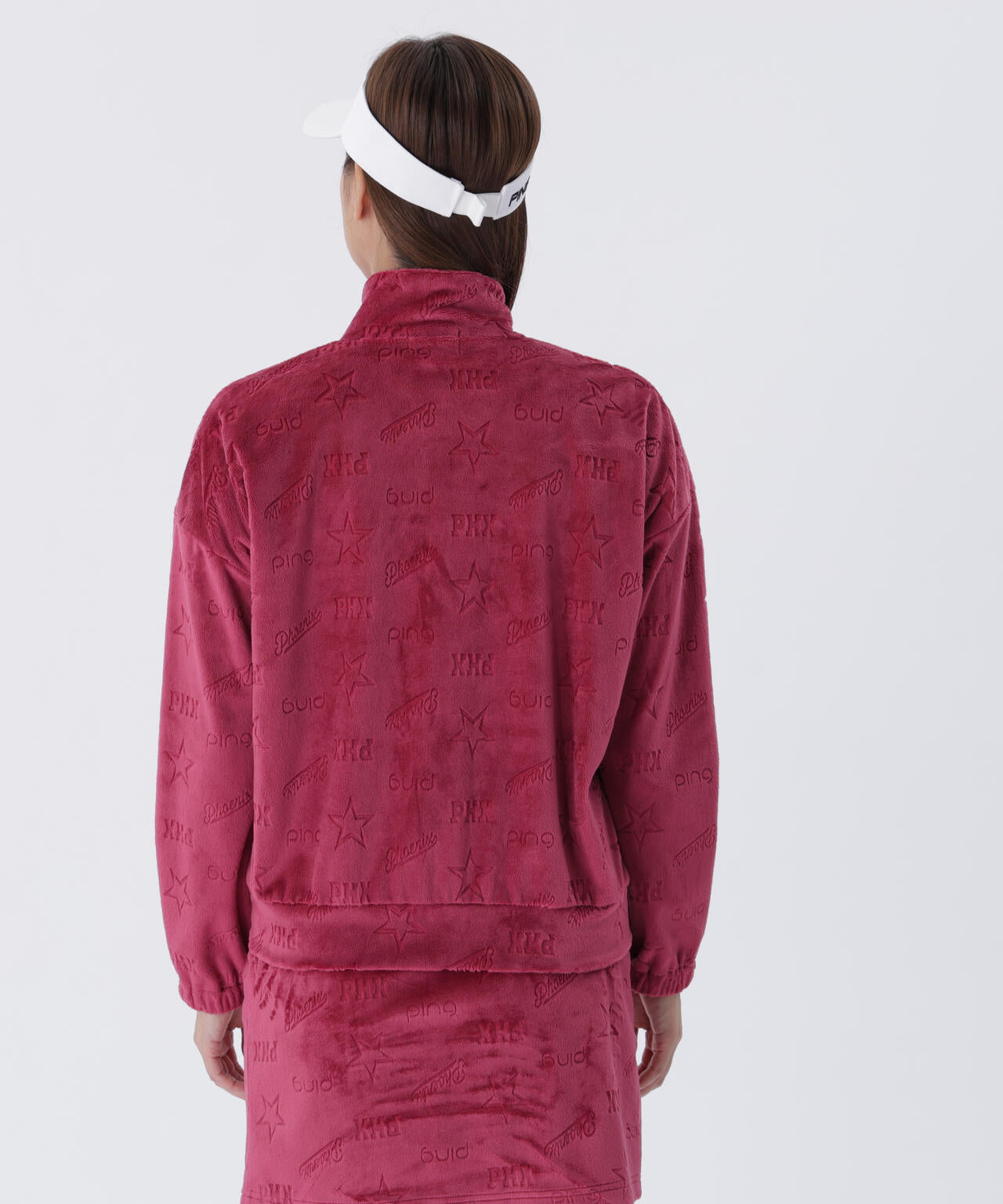 【PING APPAREL】全方向ストレッチ ベロアジャカードブルゾン <LADIES LINE> (LADIES)