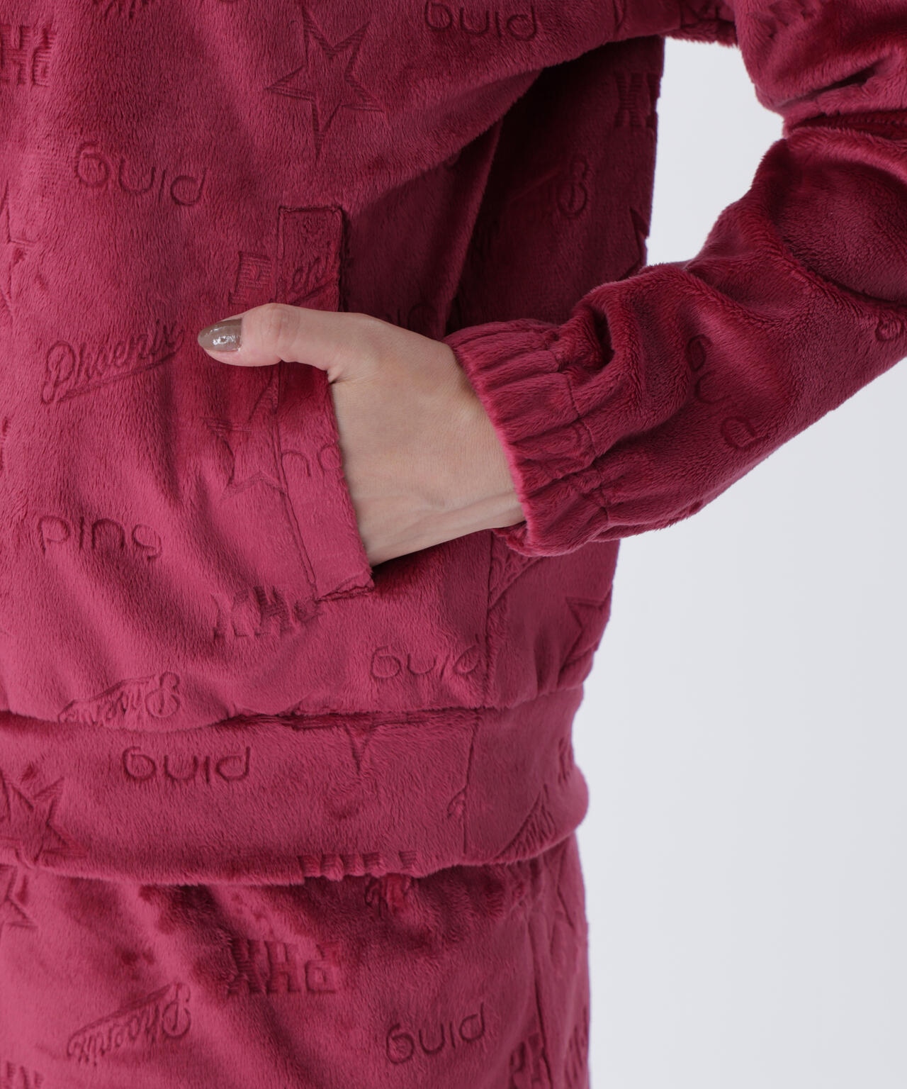 【PING APPAREL】全方向ストレッチ ベロアジャカードブルゾン <LADIES LINE> (LADIES)