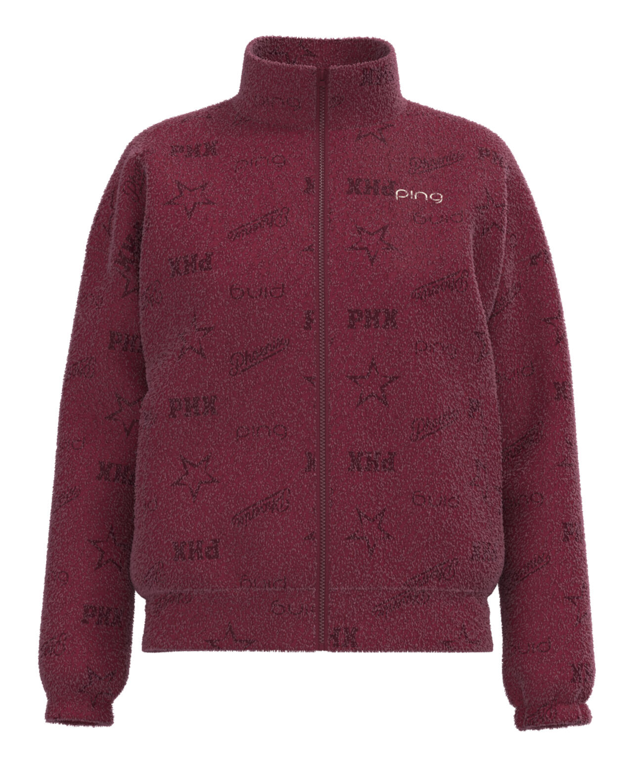 【PING APPAREL】全方向ストレッチ ベロアジャカードブルゾン <LADIES LINE> (LADIES)