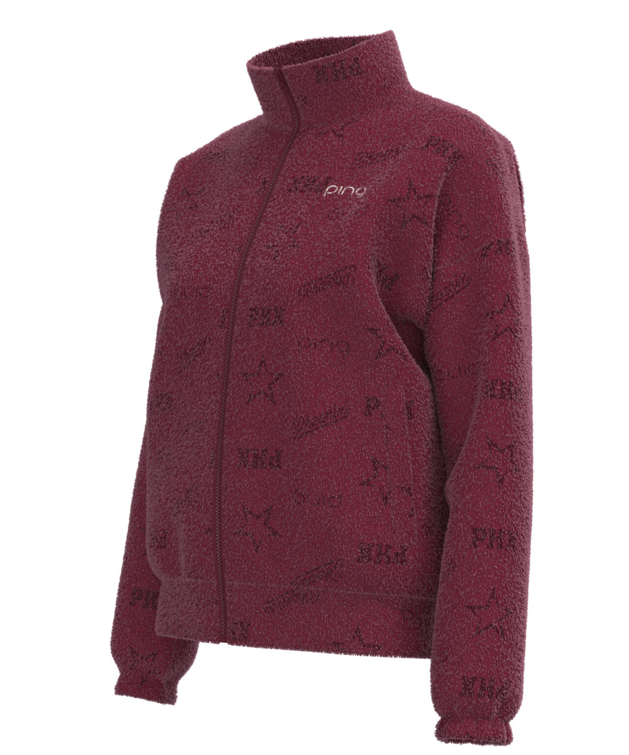 【PING APPAREL】全方向ストレッチ ベロアジャカードブルゾン <LADIES LINE> (LADIES)